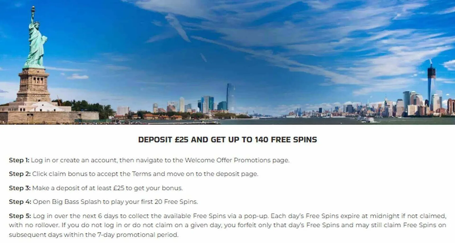 How to claim your bonus at NYSpins