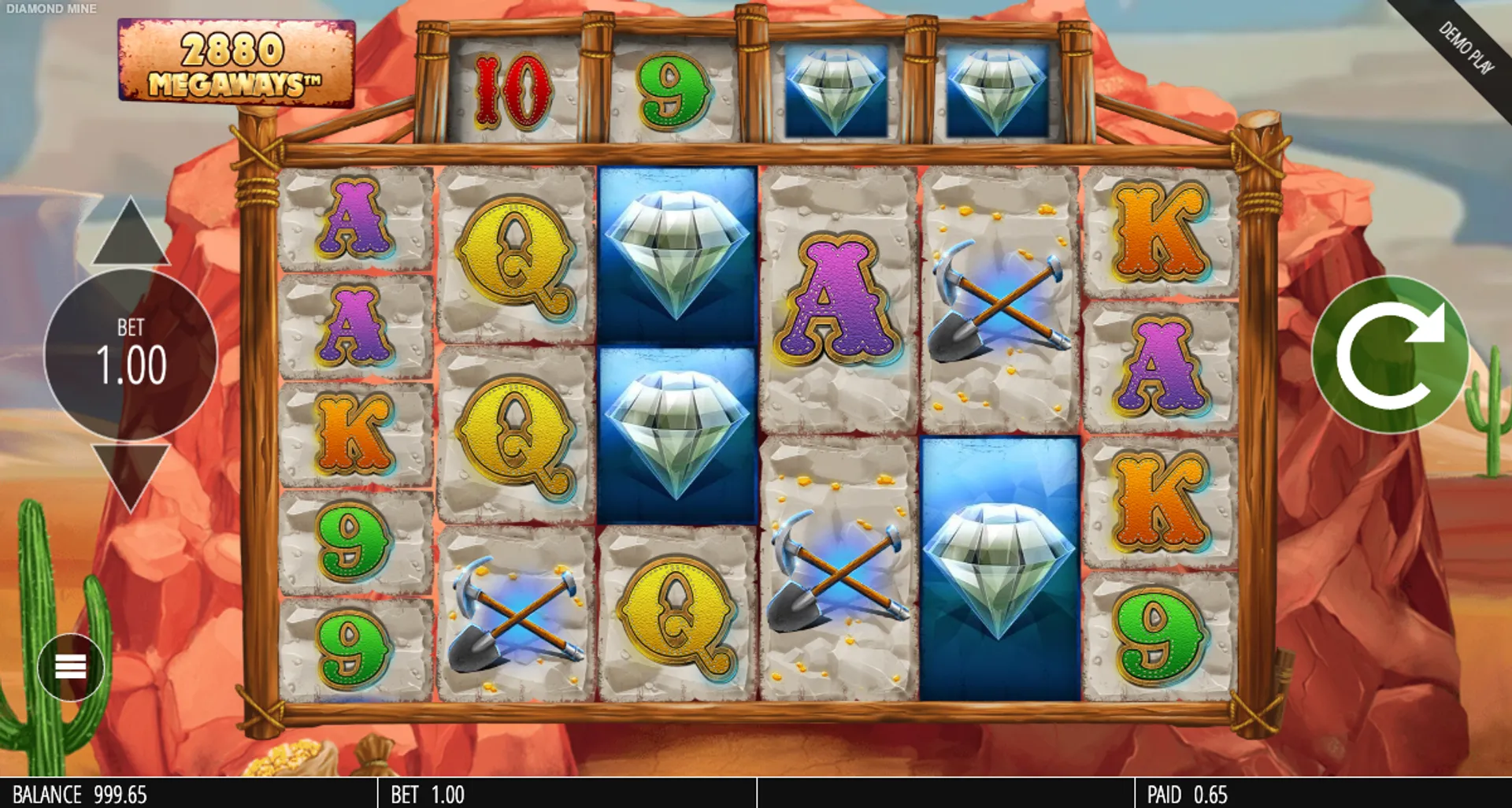 Diamond Mine Megaways Theme