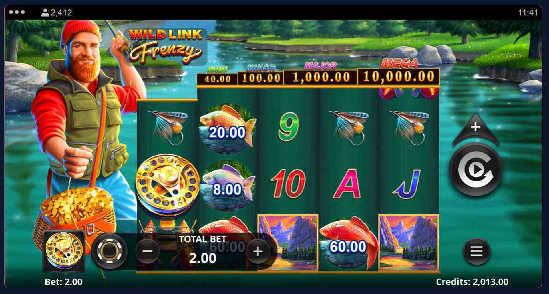 How to place your first bet on Wild Link Frenzy?