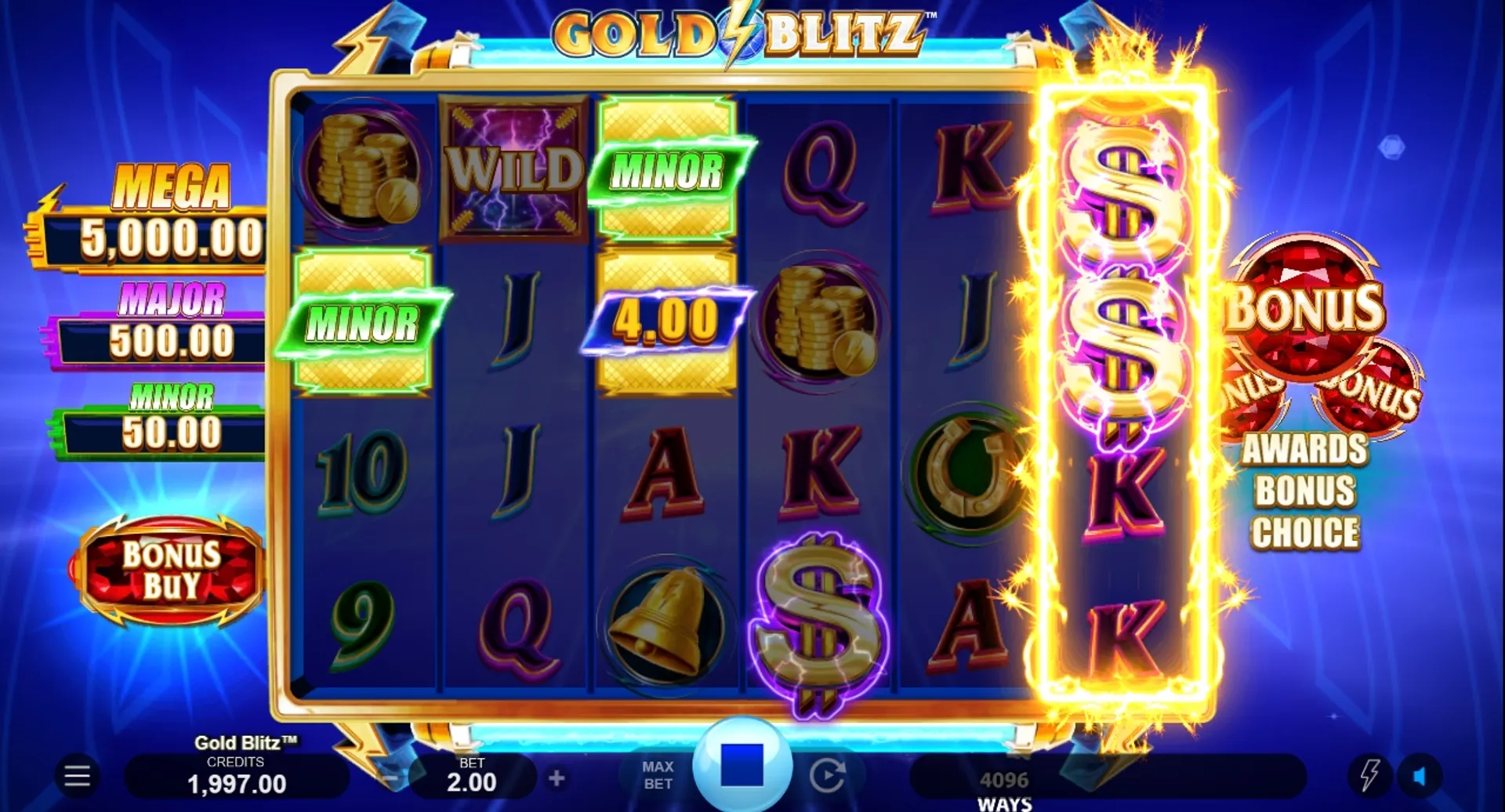 Conoce la tragamonedas Gold Blitz