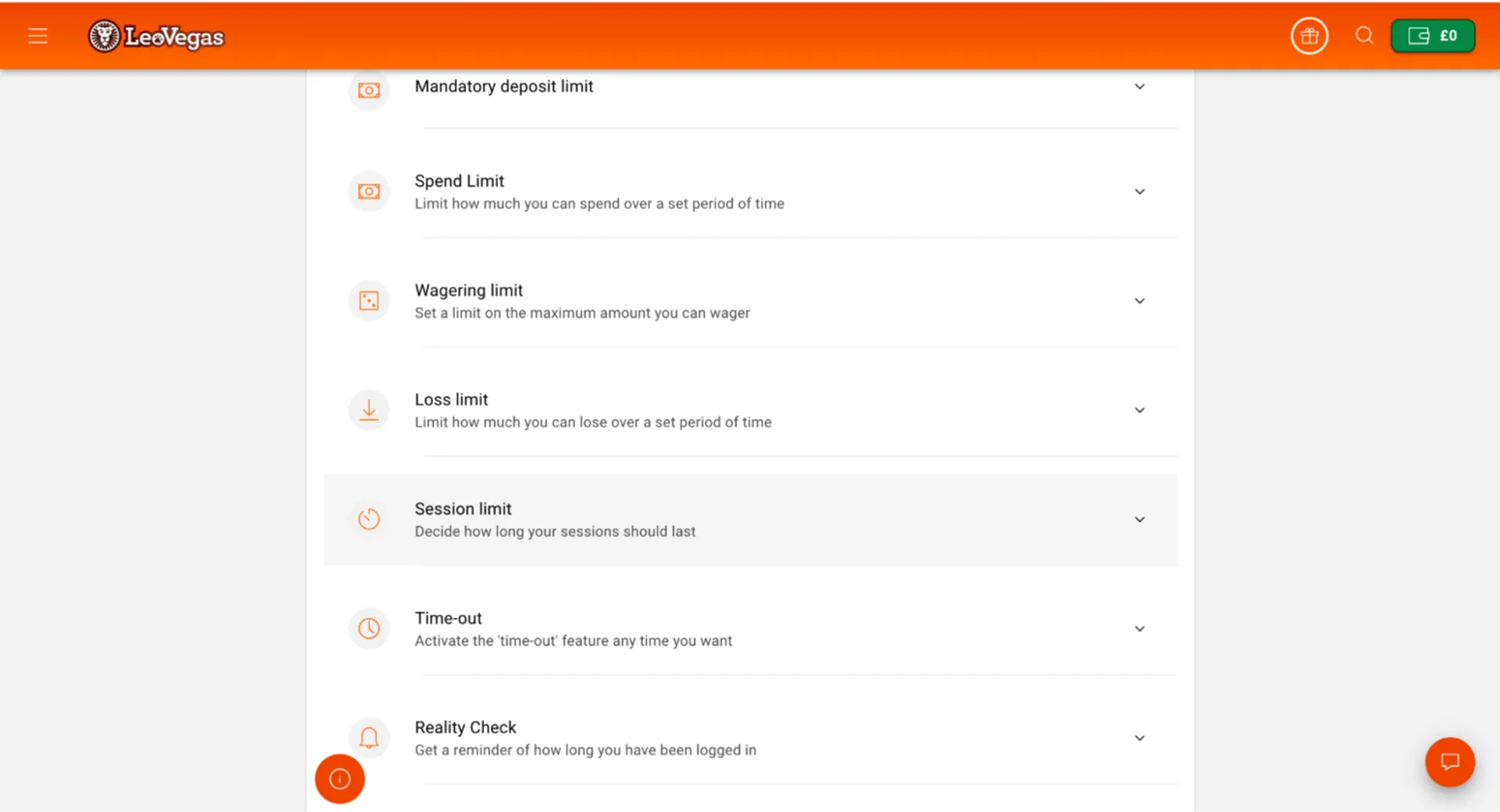 LeoVegas casino responsible gambling tools