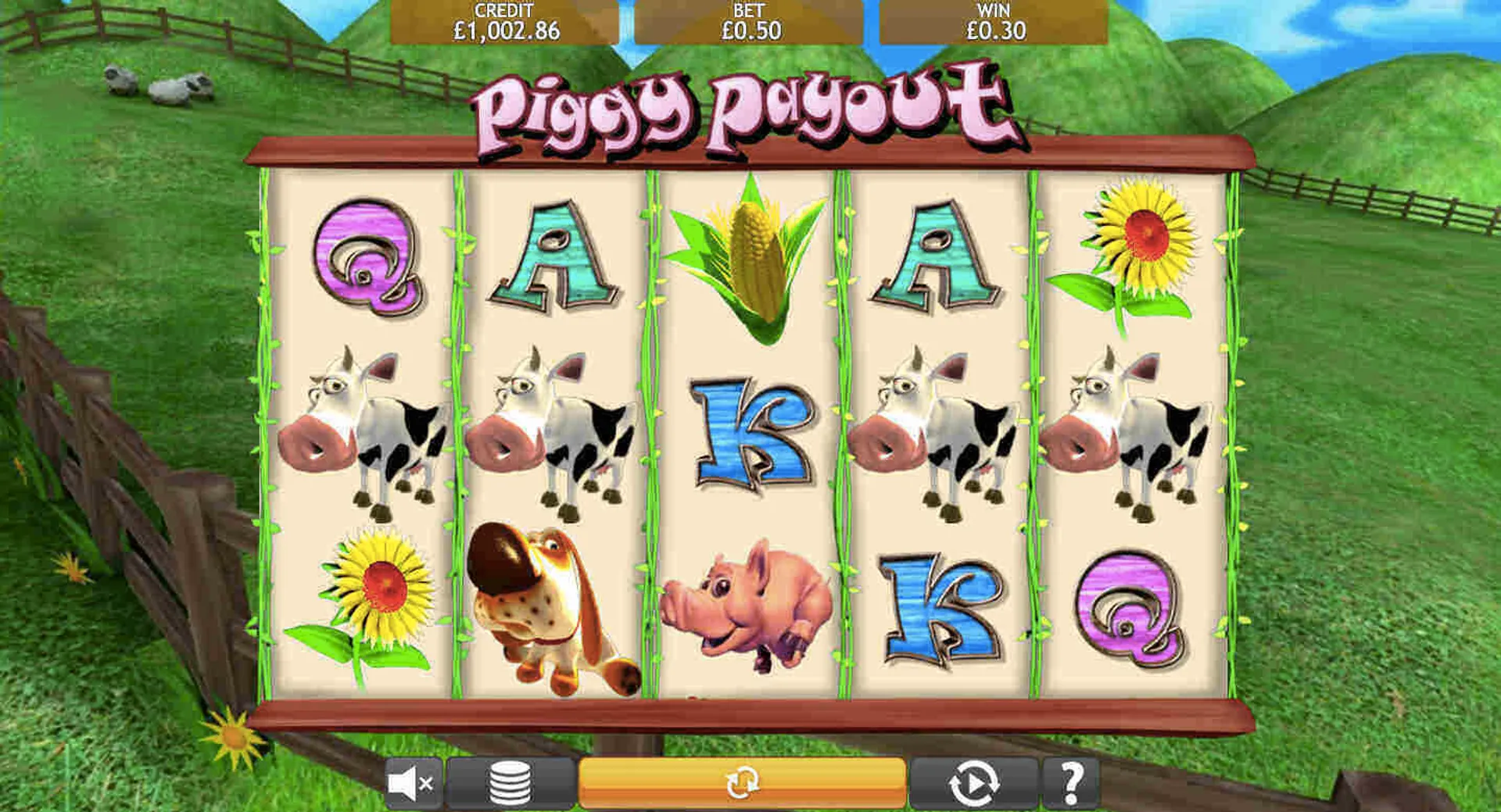 Testing the Piggy Payout Slot