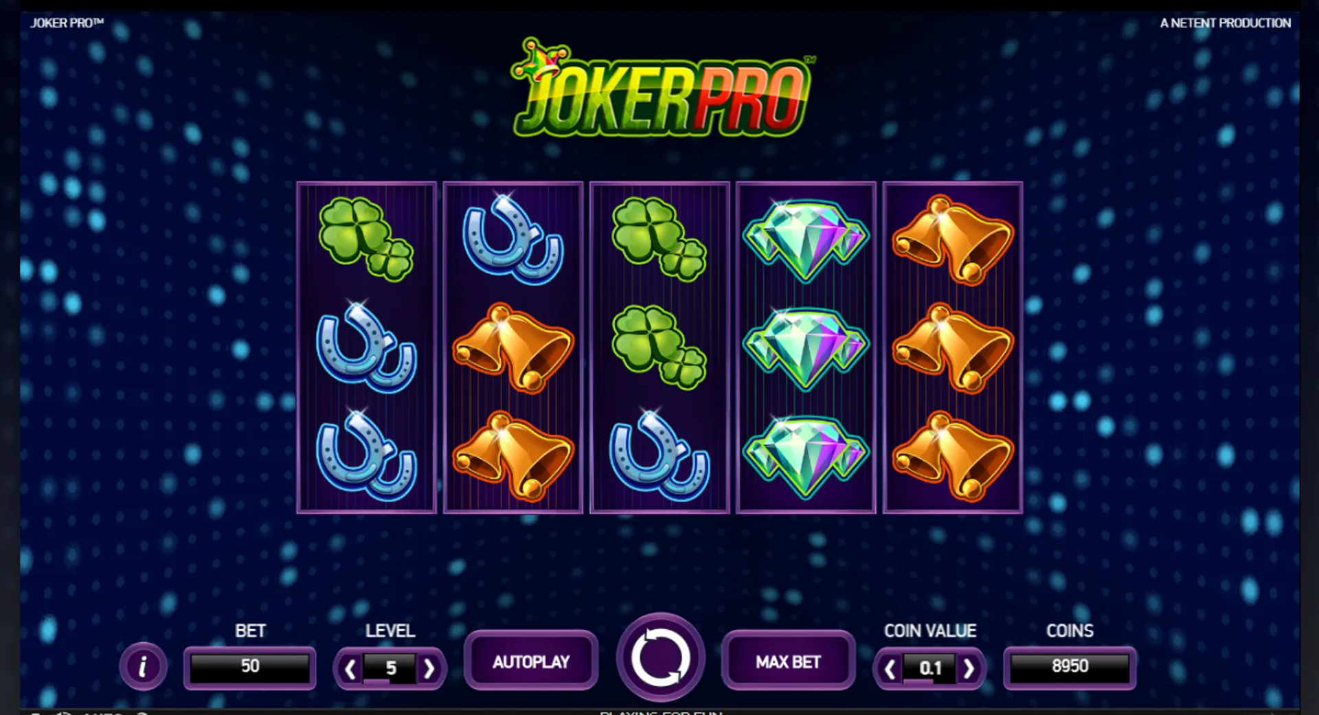 Joker Pro interface