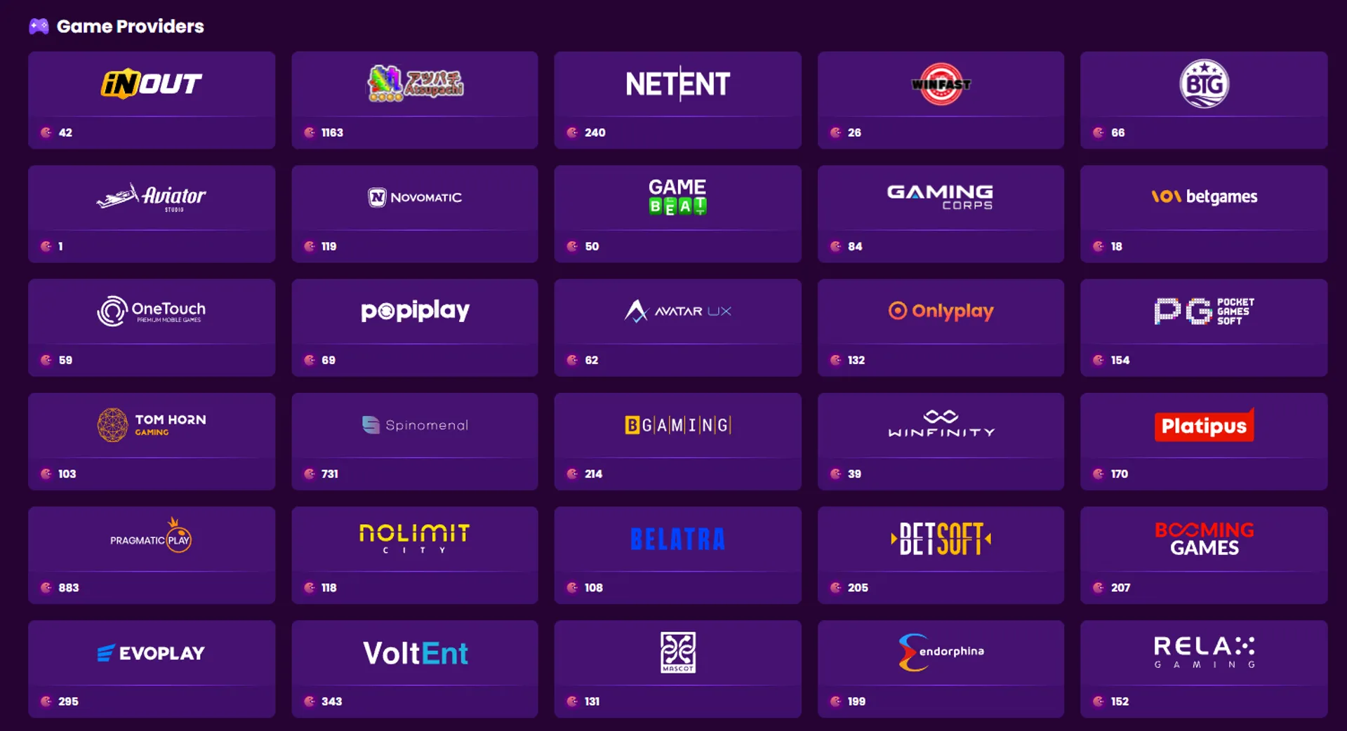 Is there a wide range of providers available