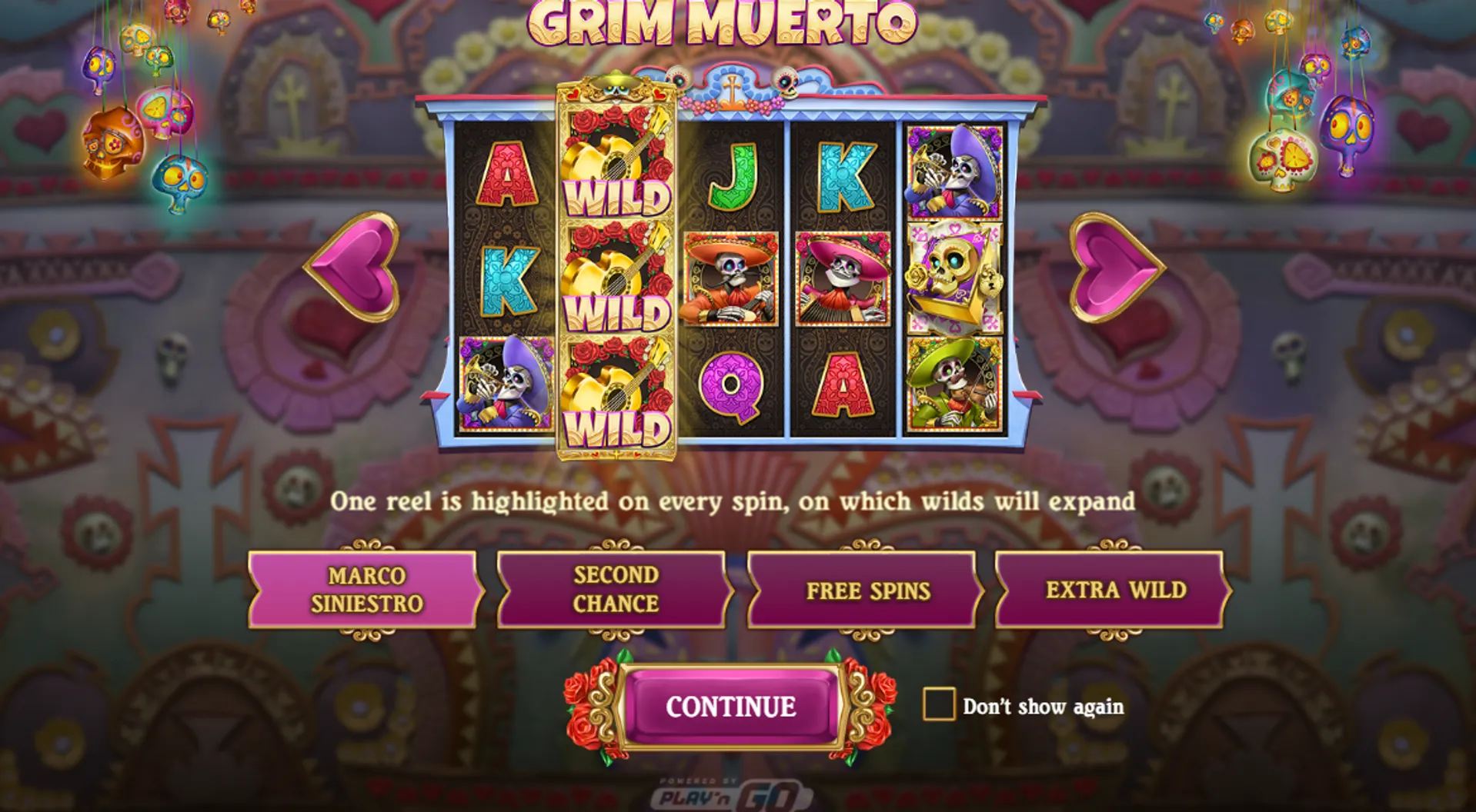 Grim Muertos free spins