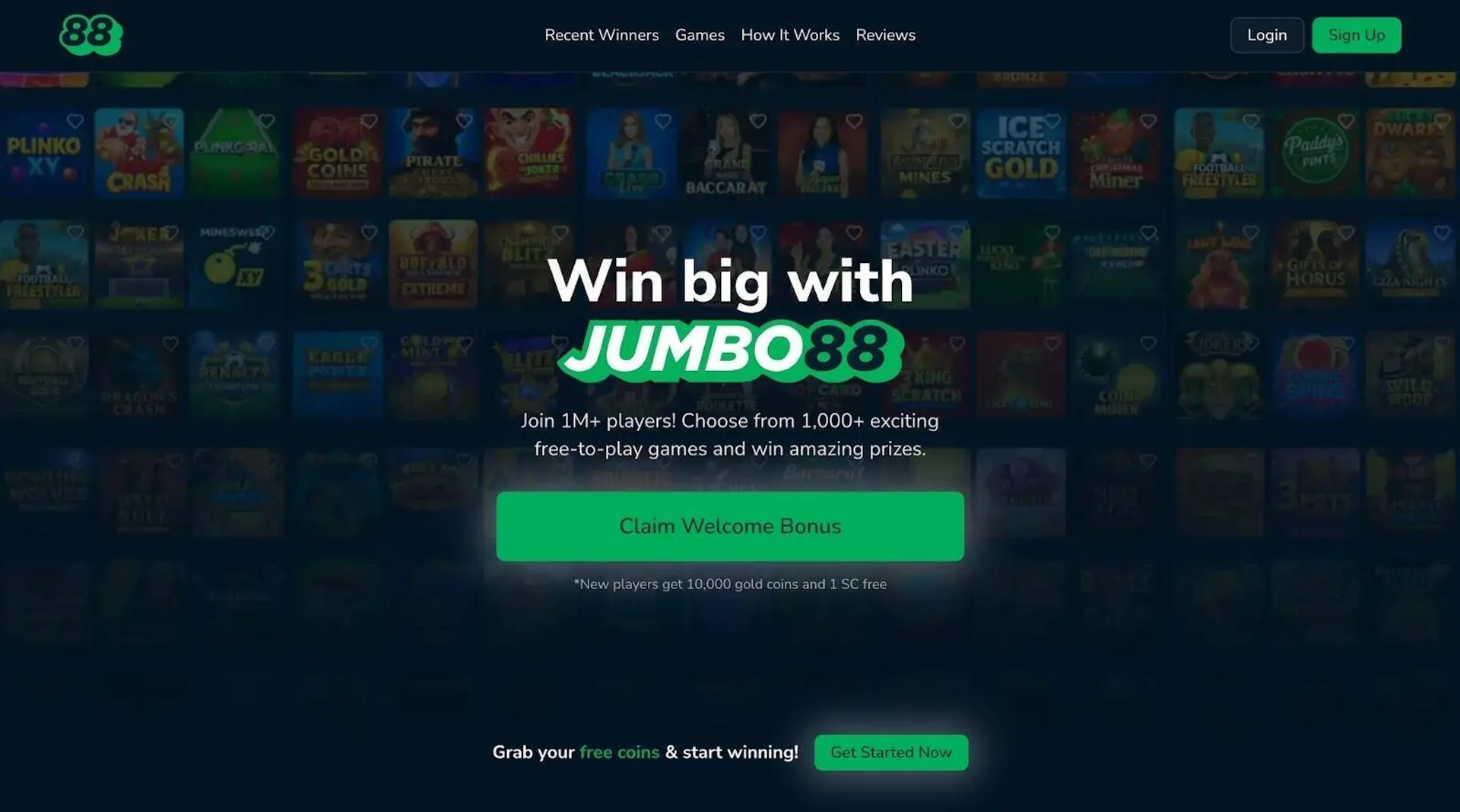 Jumbo88 casino welcome bonus