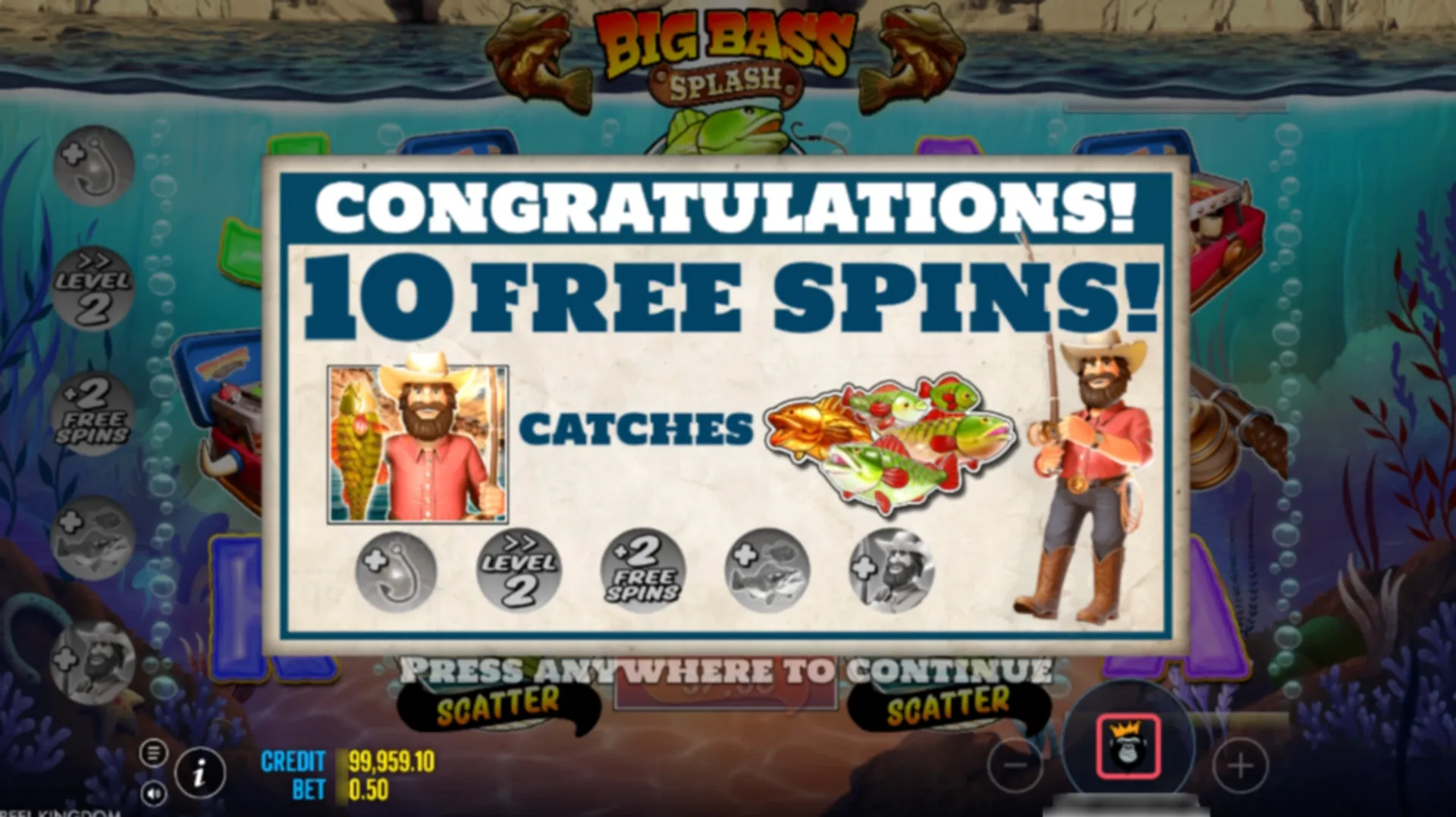 Big Splash Slot Free Spins