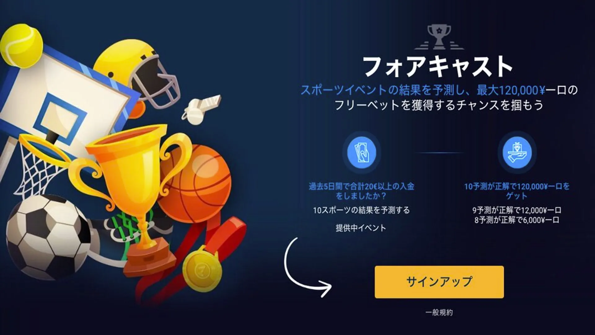 20BETのスポーツフォアキャスト