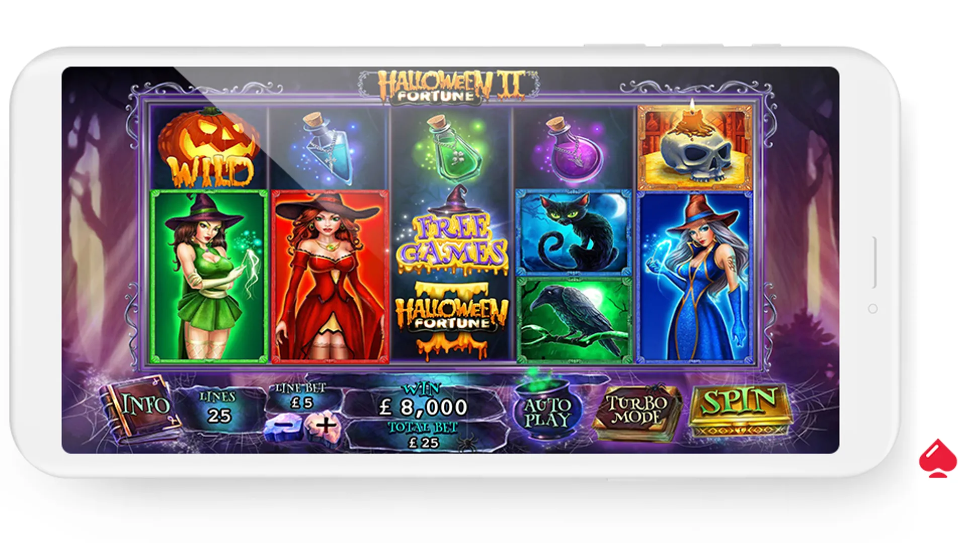 slot screenshot halloween fortune 2