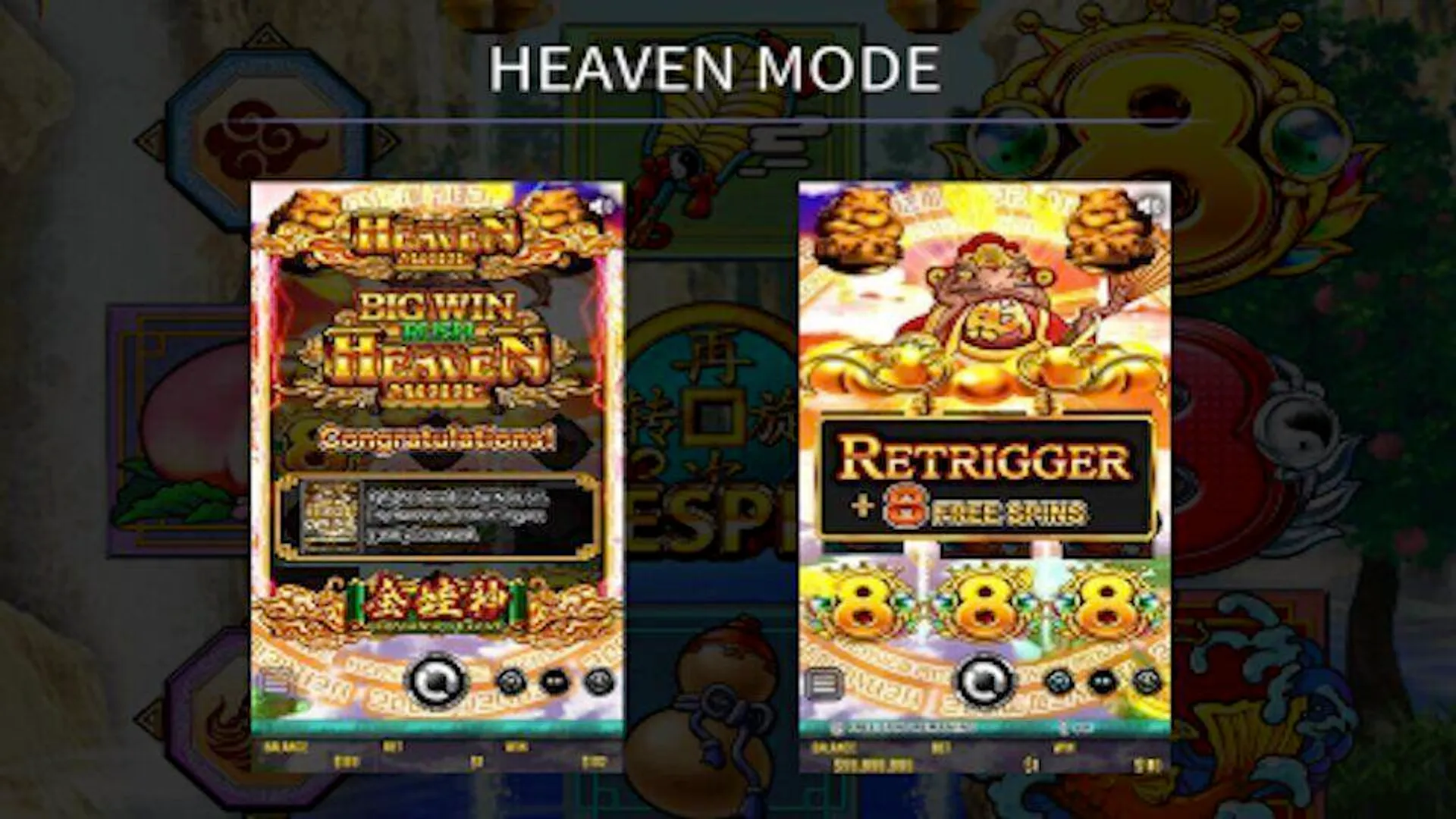 Heaven Mode in Golden Frog God Slot