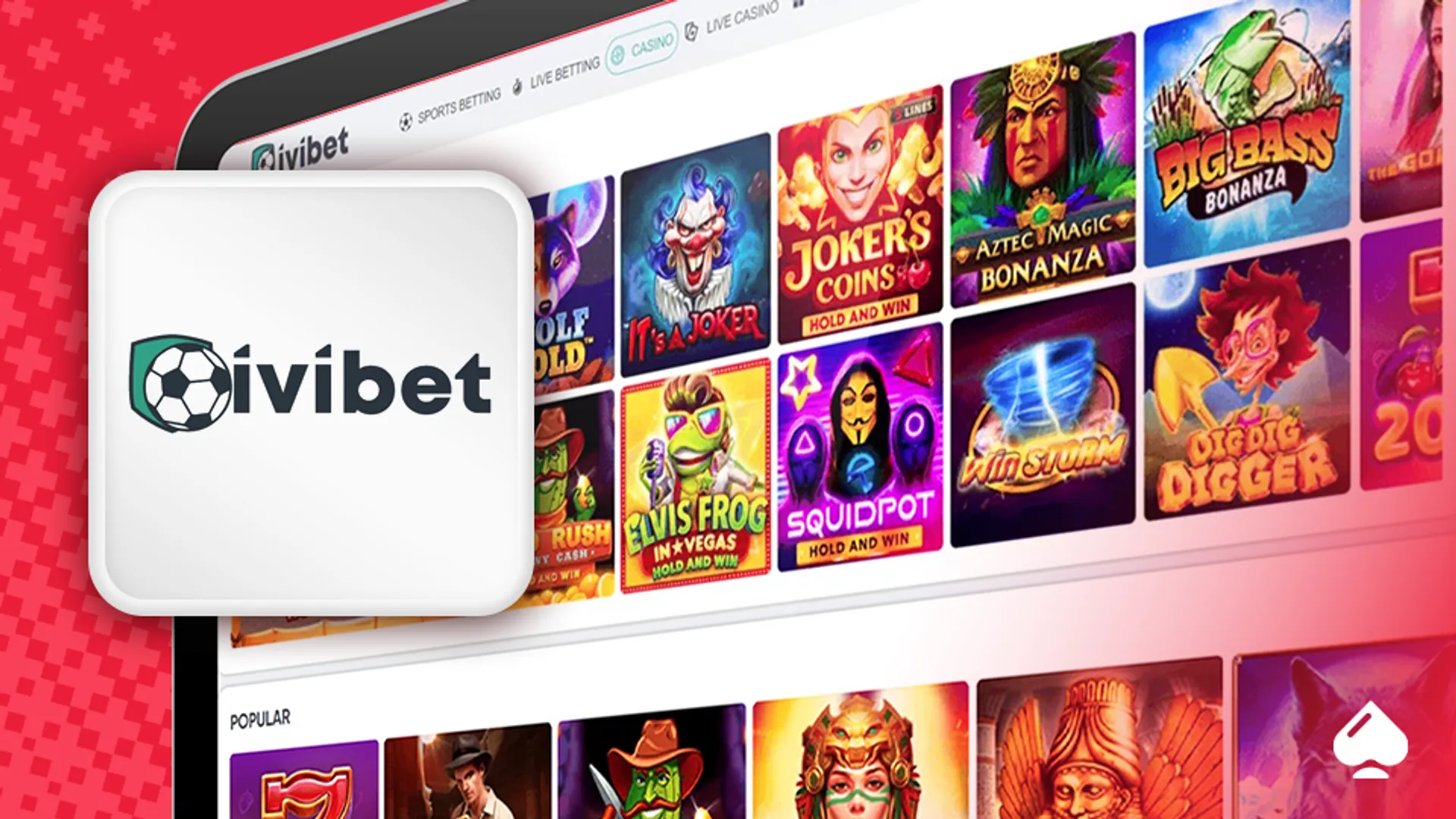 IviBet best for game selection