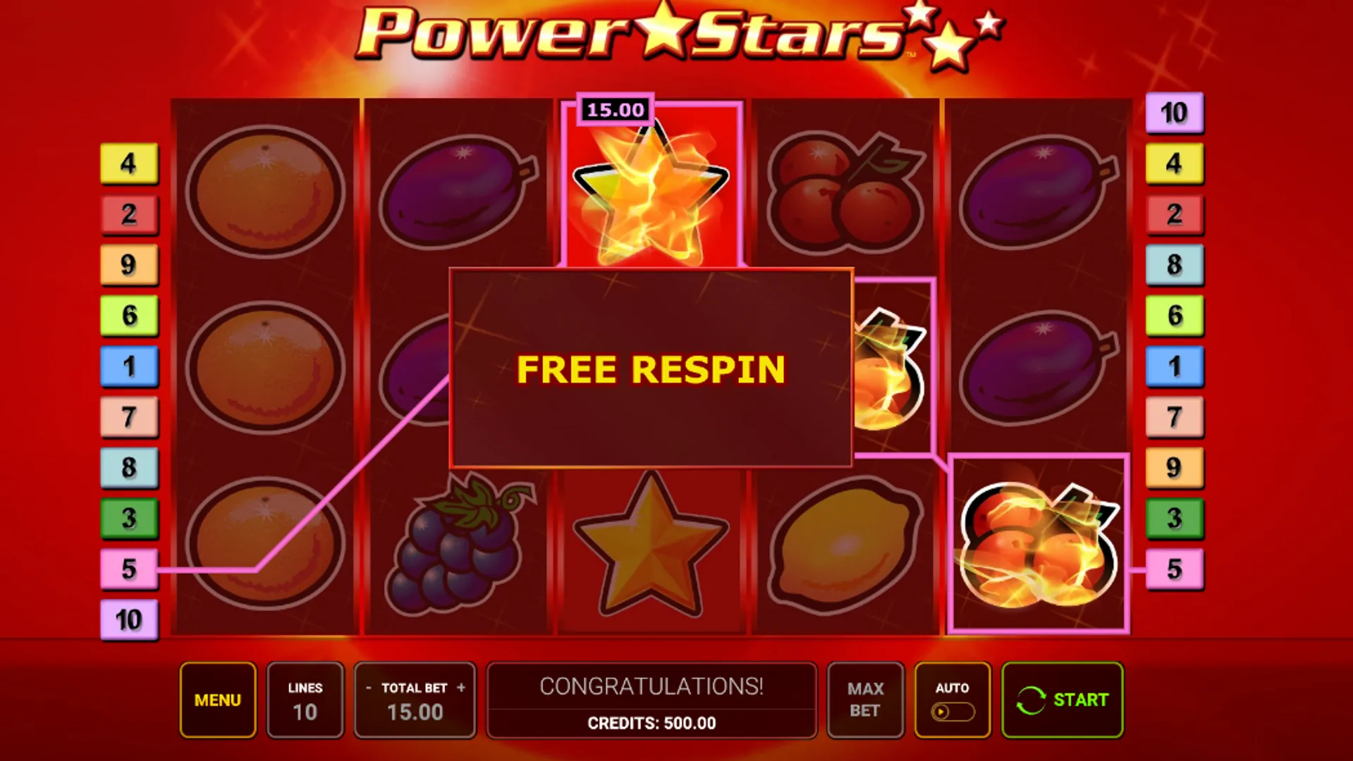 Power Star free spins