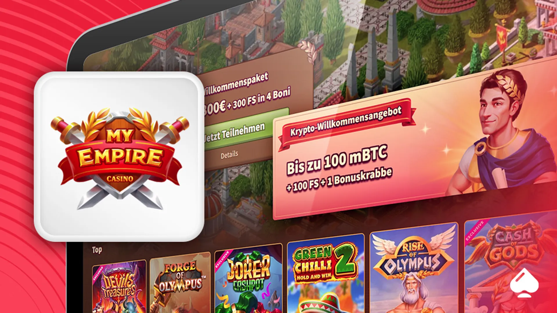 CasinoTopsOnline MyEmpire Bonus Crab Willkommensbonus