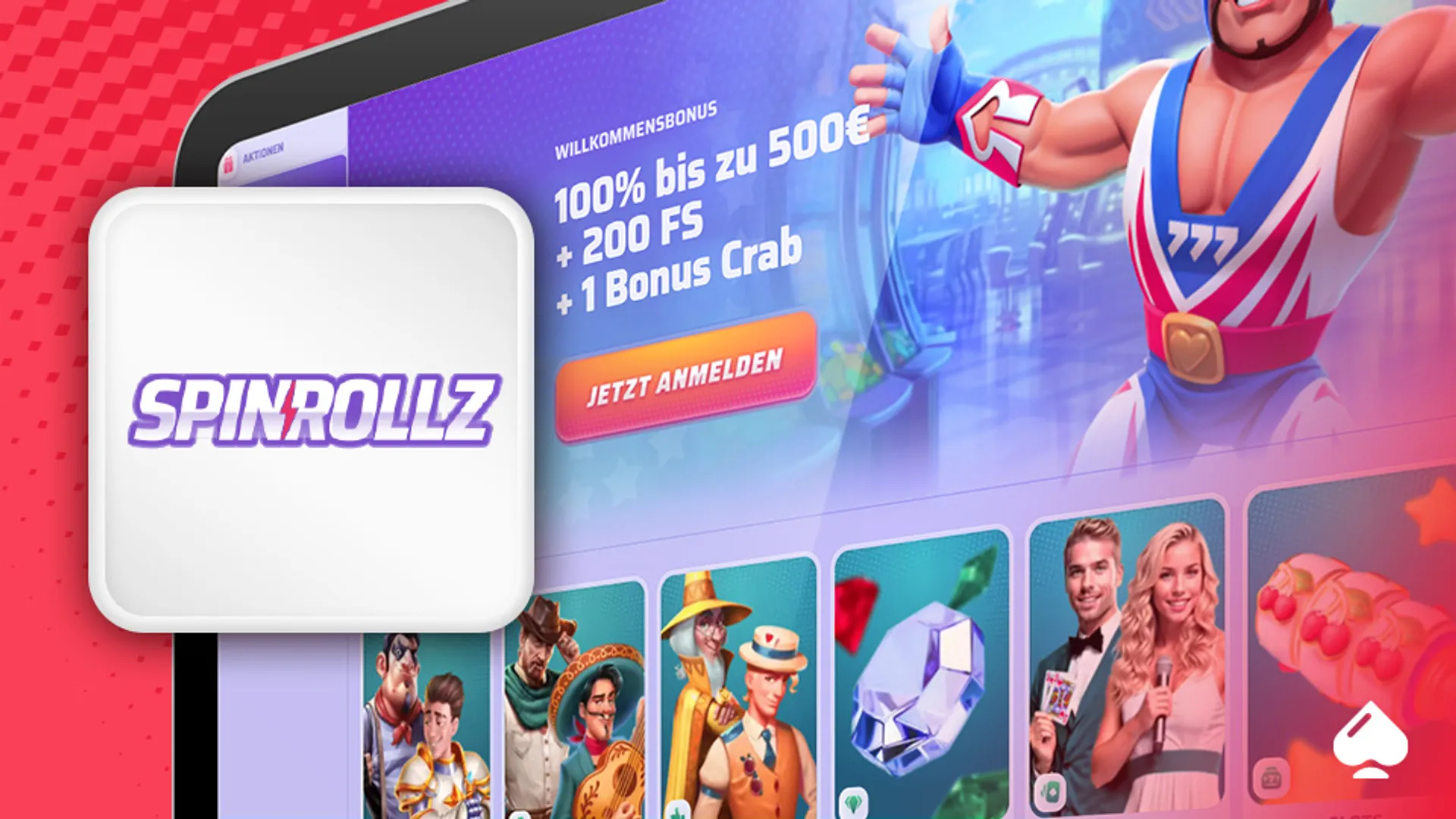 CasinoTopsOnline Spinrollz Bonus Crab Willkommensbonus