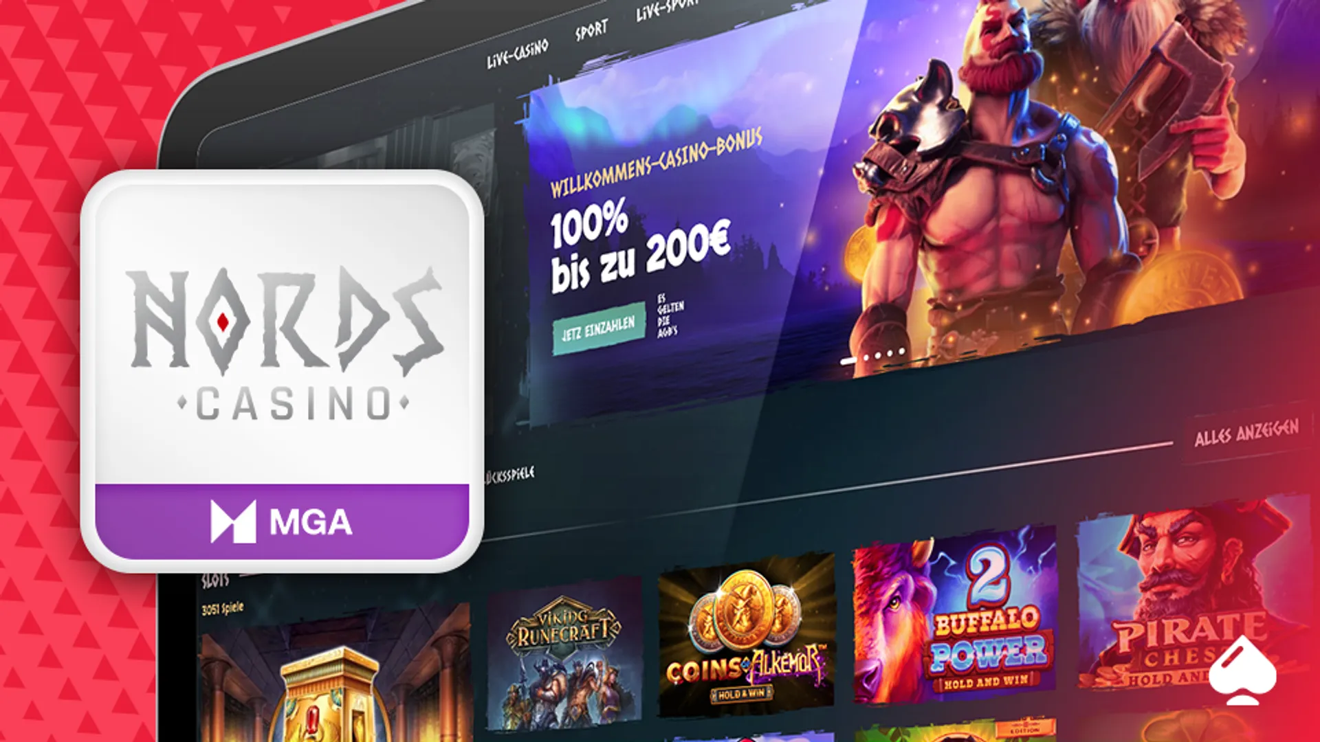 Nords Casino with MGA license