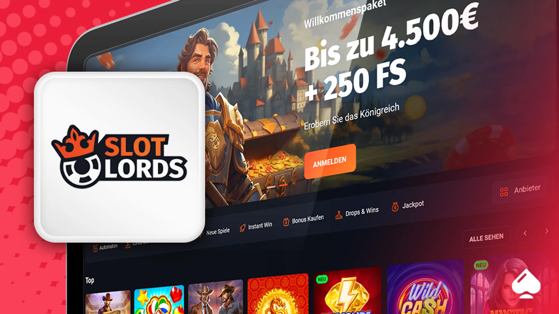 CasinoTopsOnline Slotlords Casino Willkommensbonus