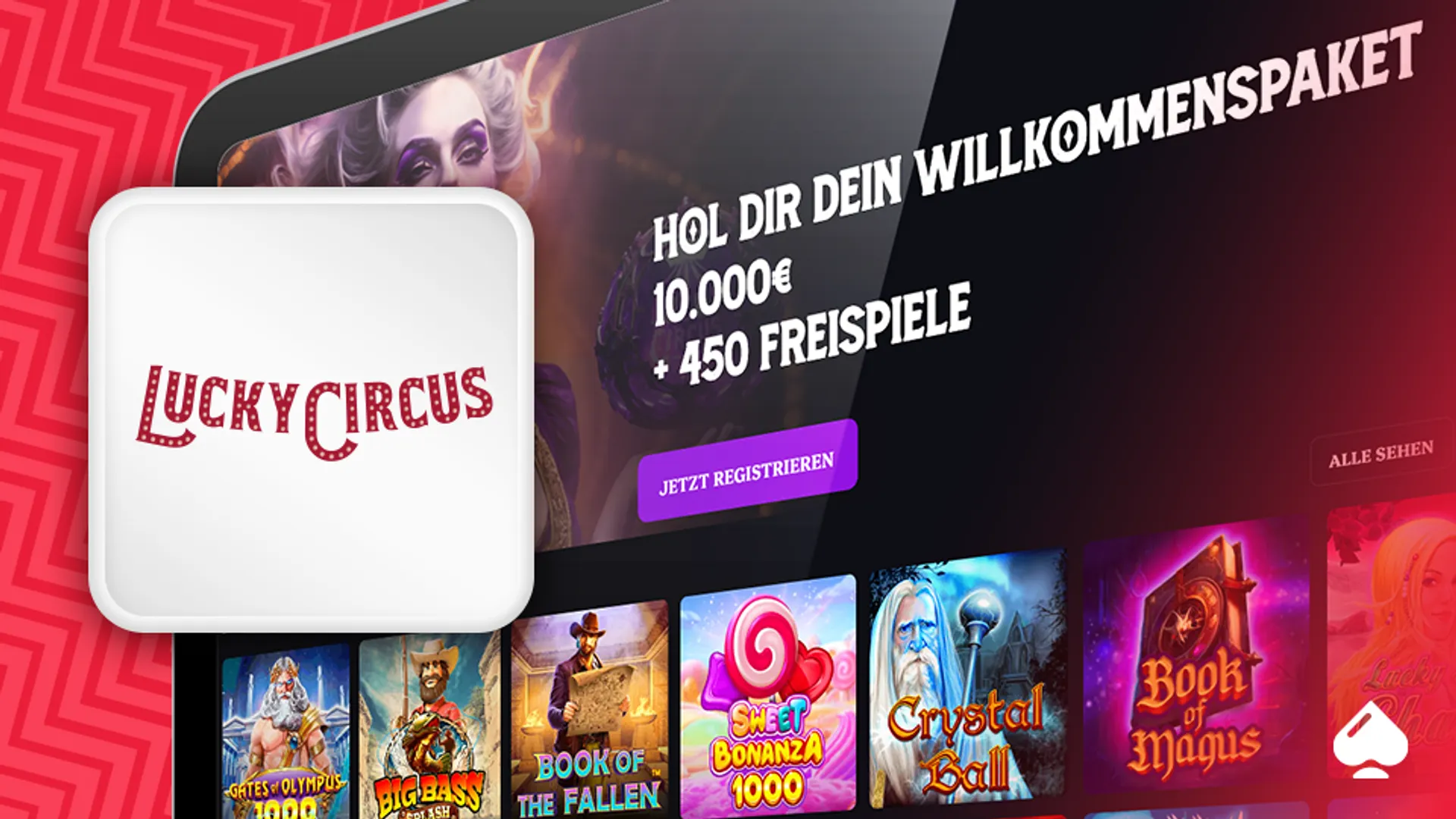 CasinoTopsOnline Lucky Circus Casino Willkommensbonus