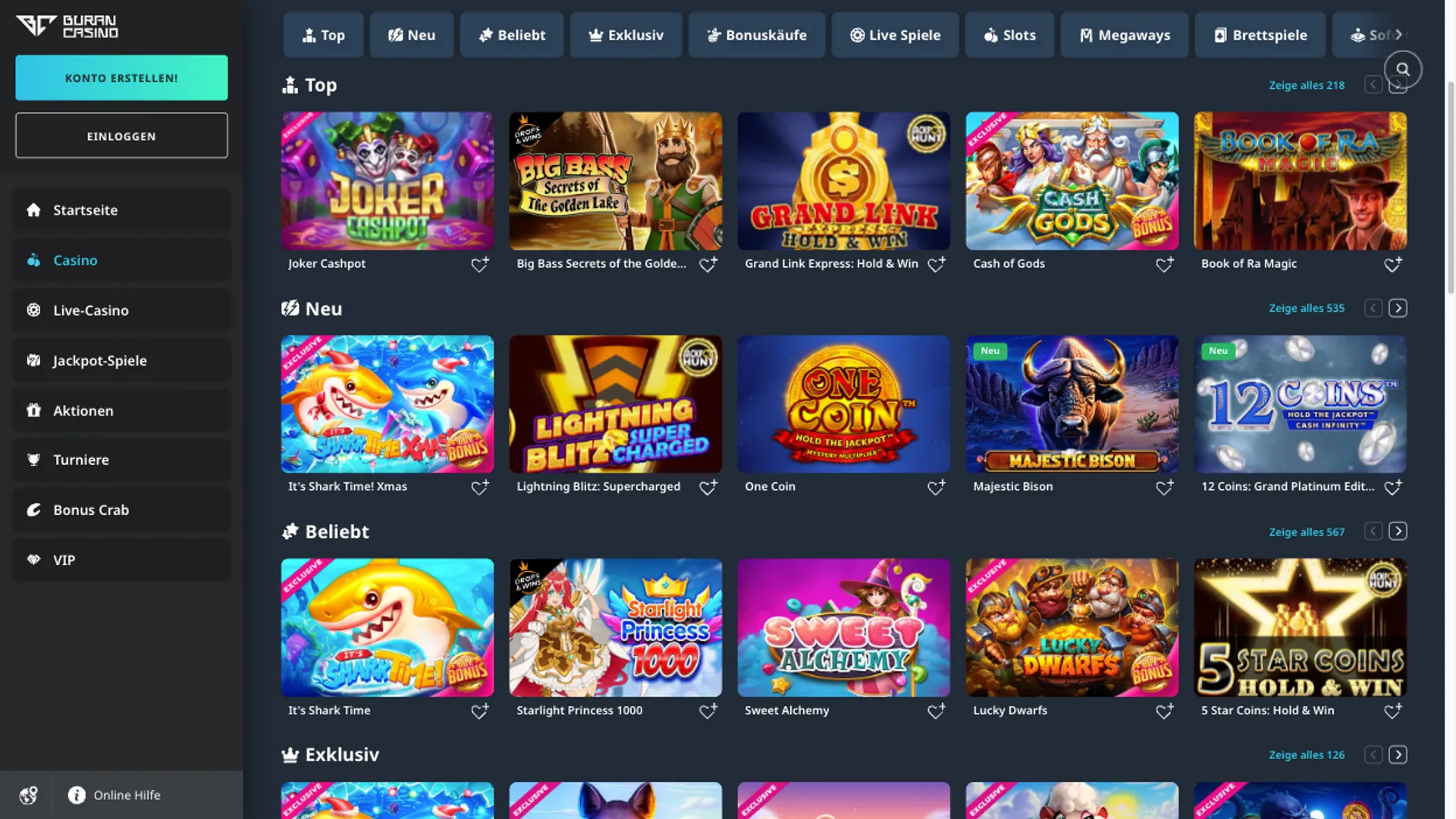 Buran Casino Slots