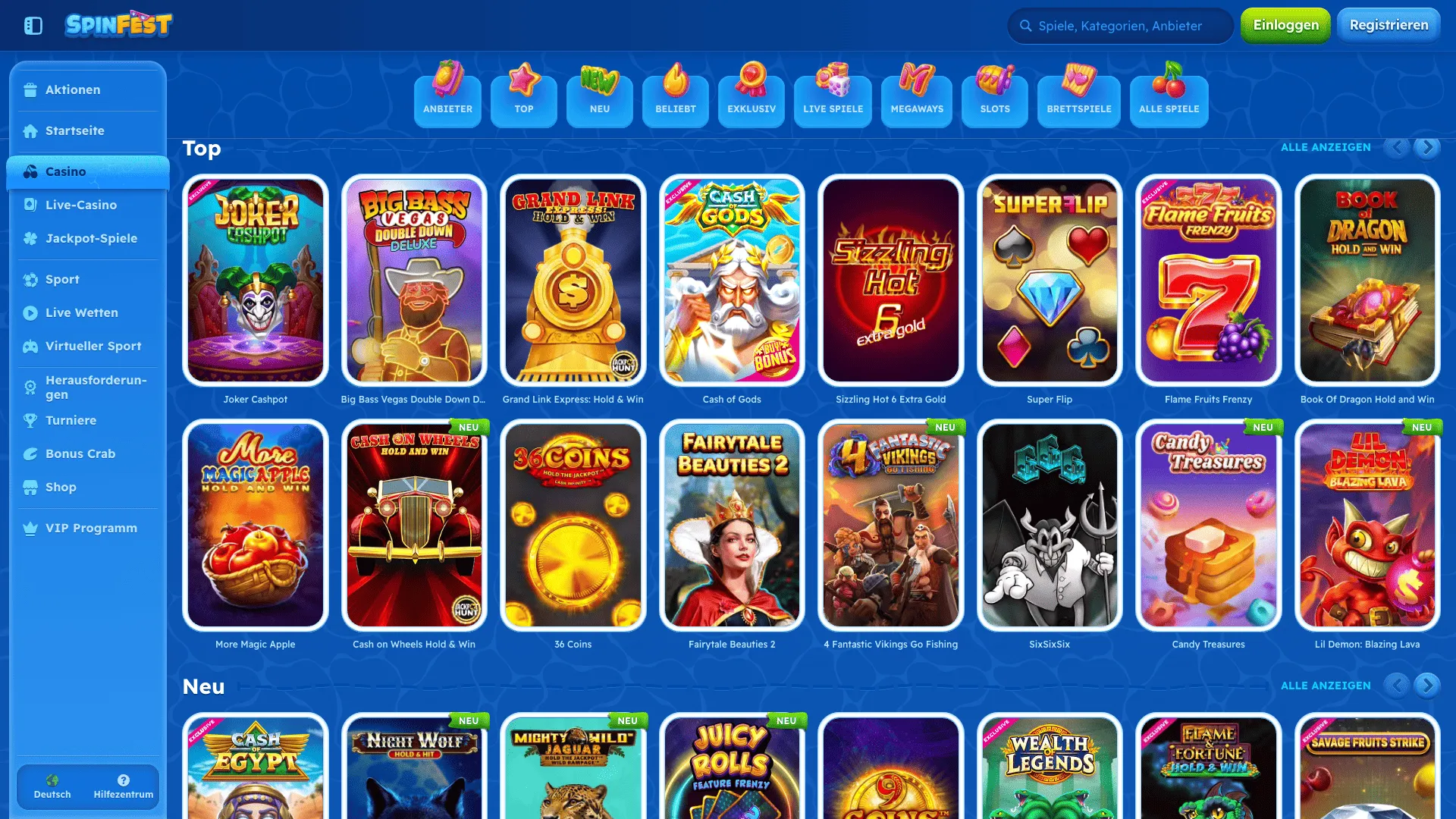 Spinfest Casino Slots