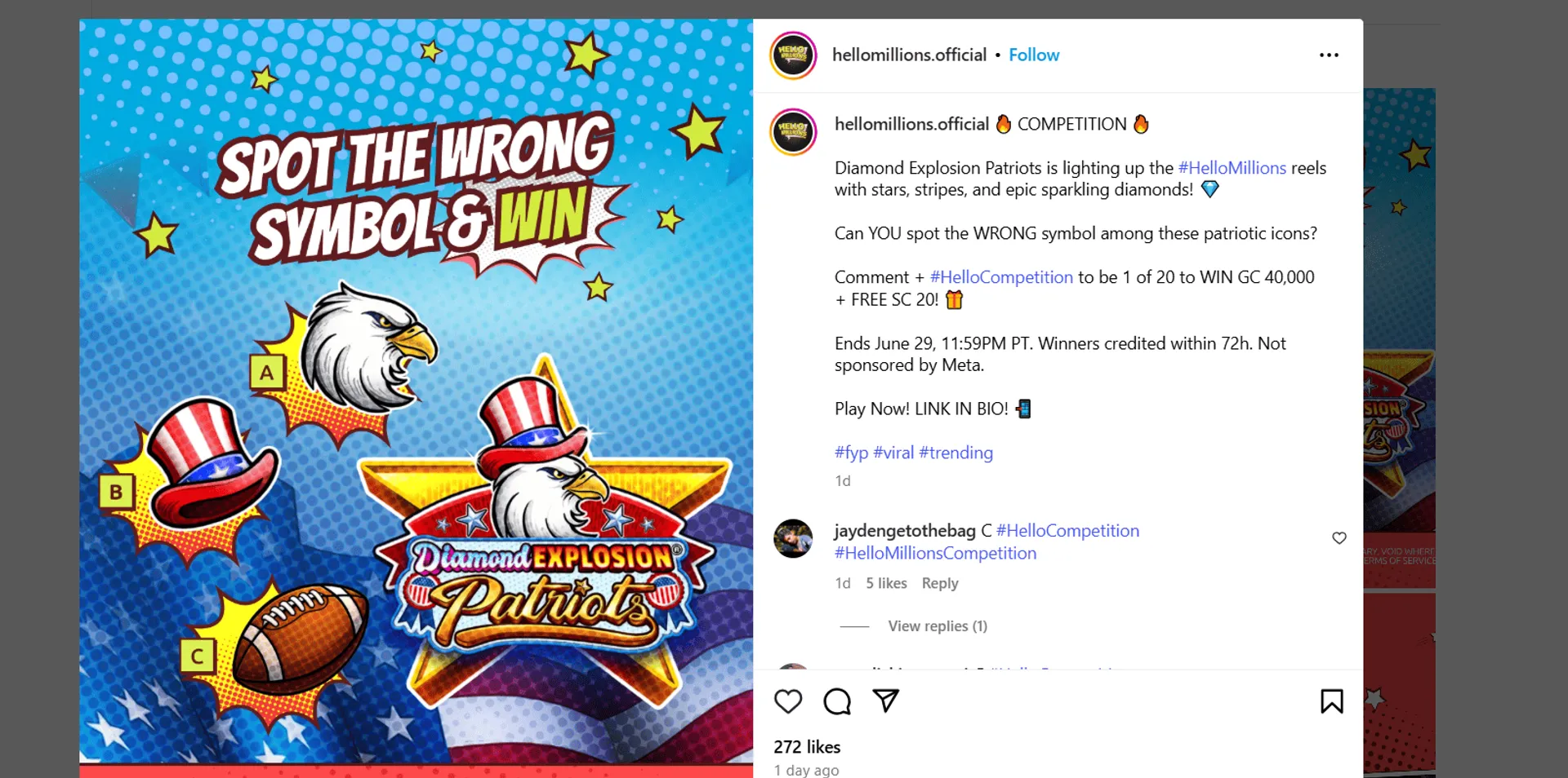diamond explosion patriots