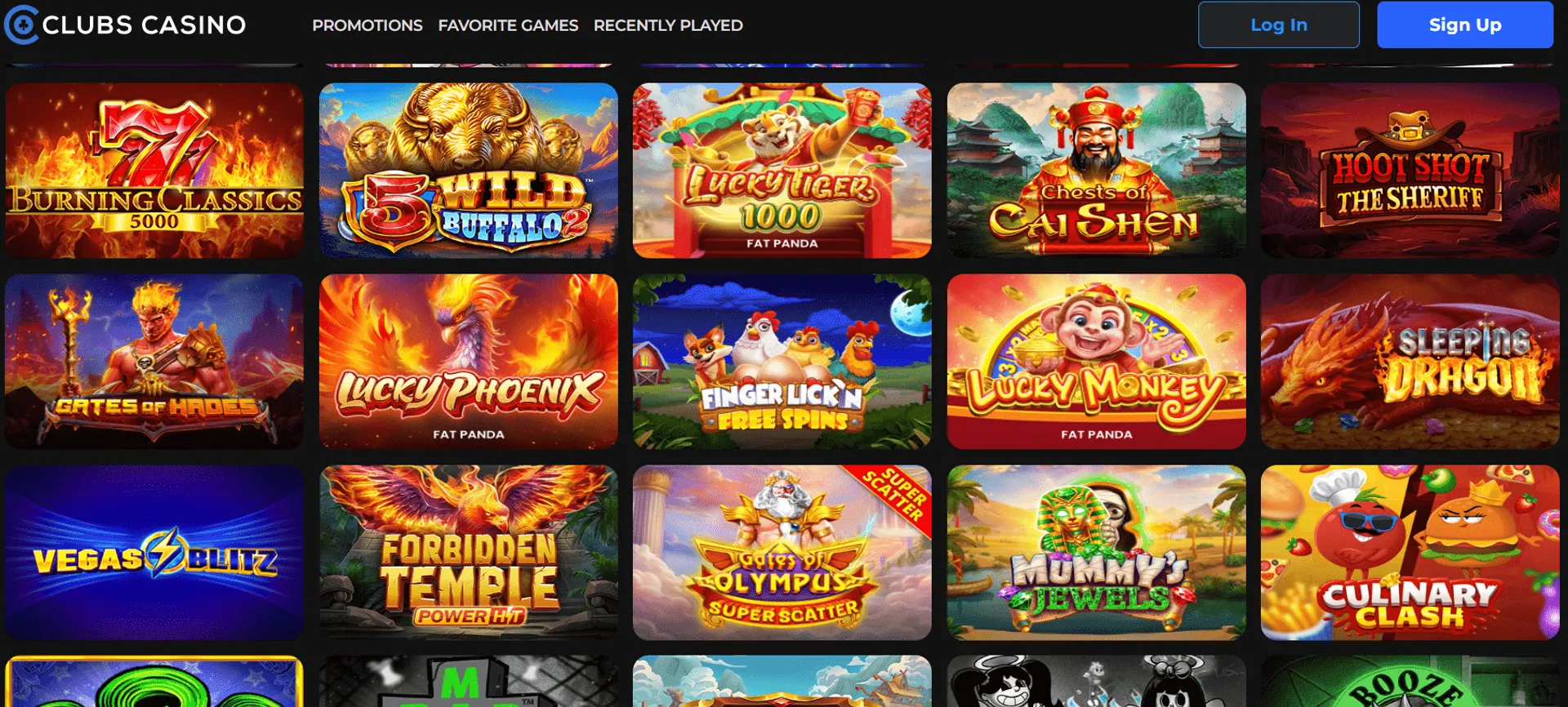 Clubs Casino Slots