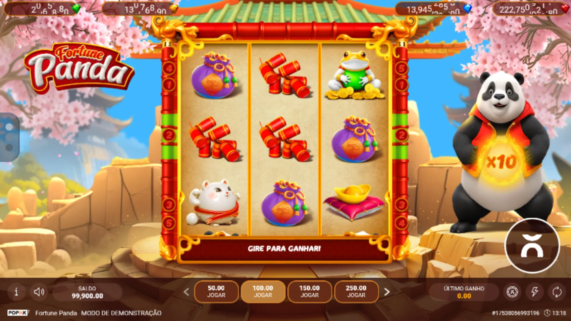 página de fortune panda