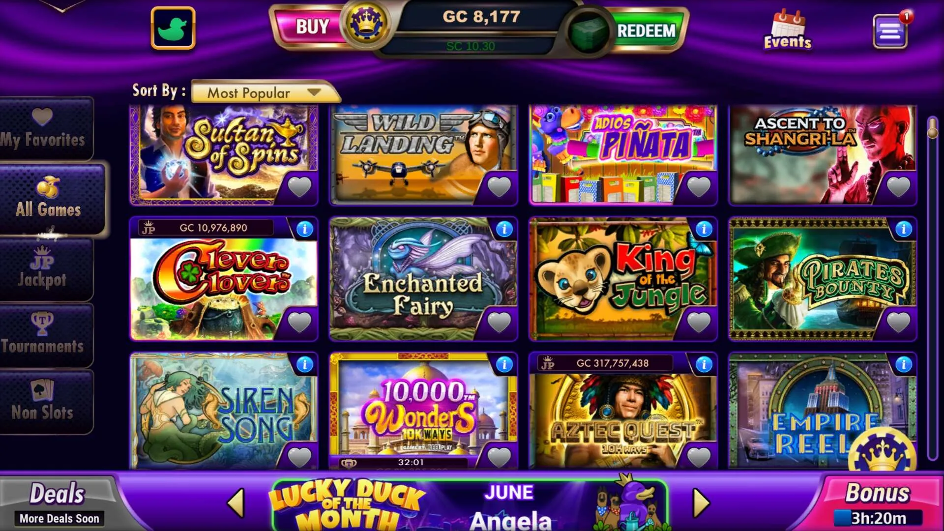 Luckyland all games