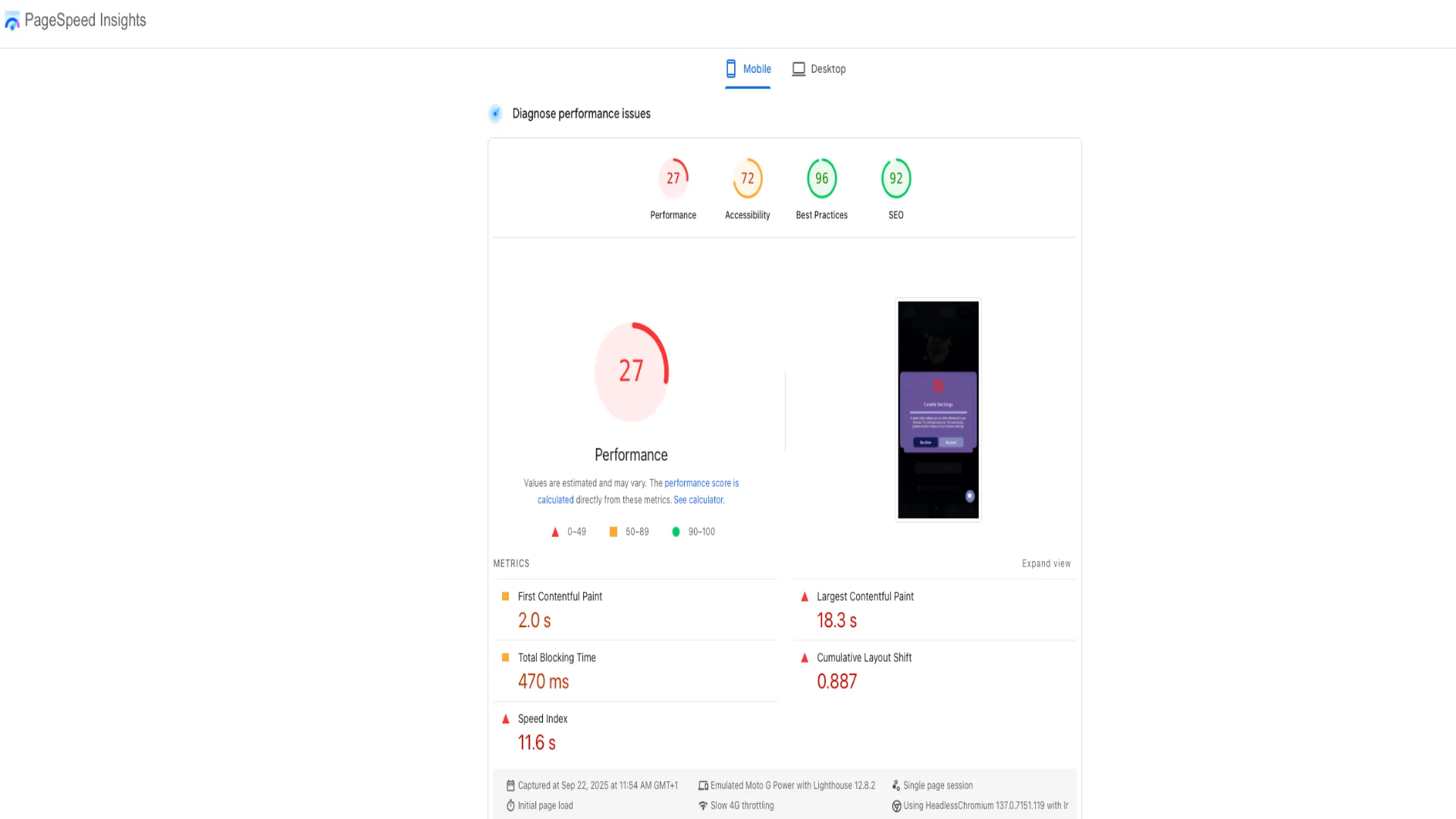 How ShinyWilds site performed