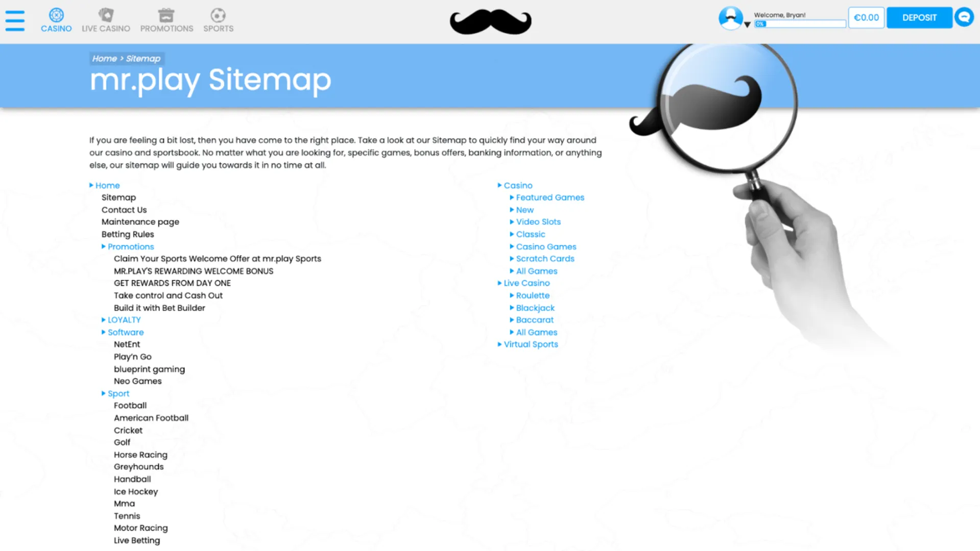 mr.play Sitemap