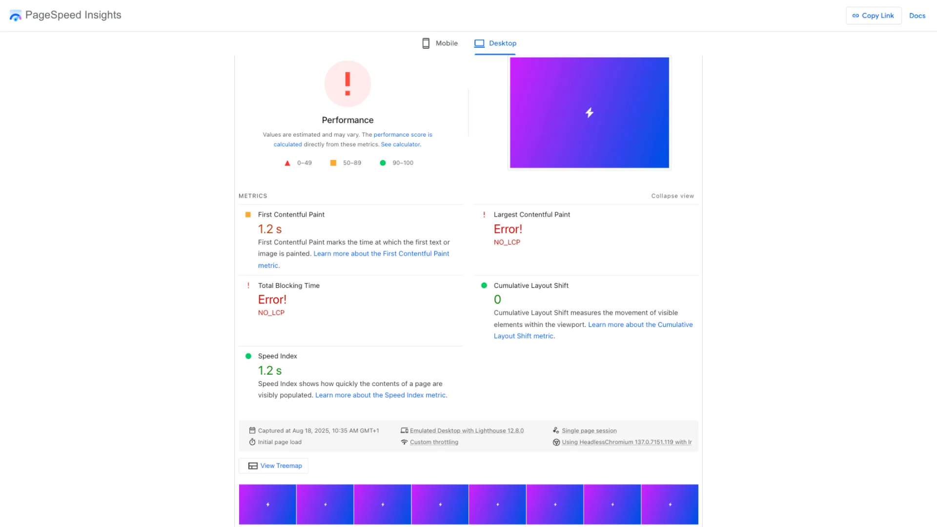 User experience and site performance