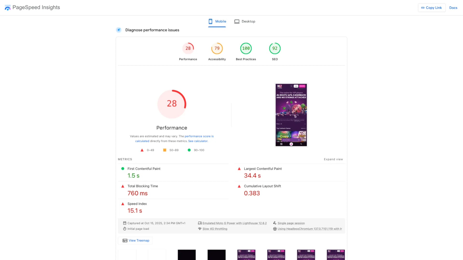 No Bonus Casino on mobile