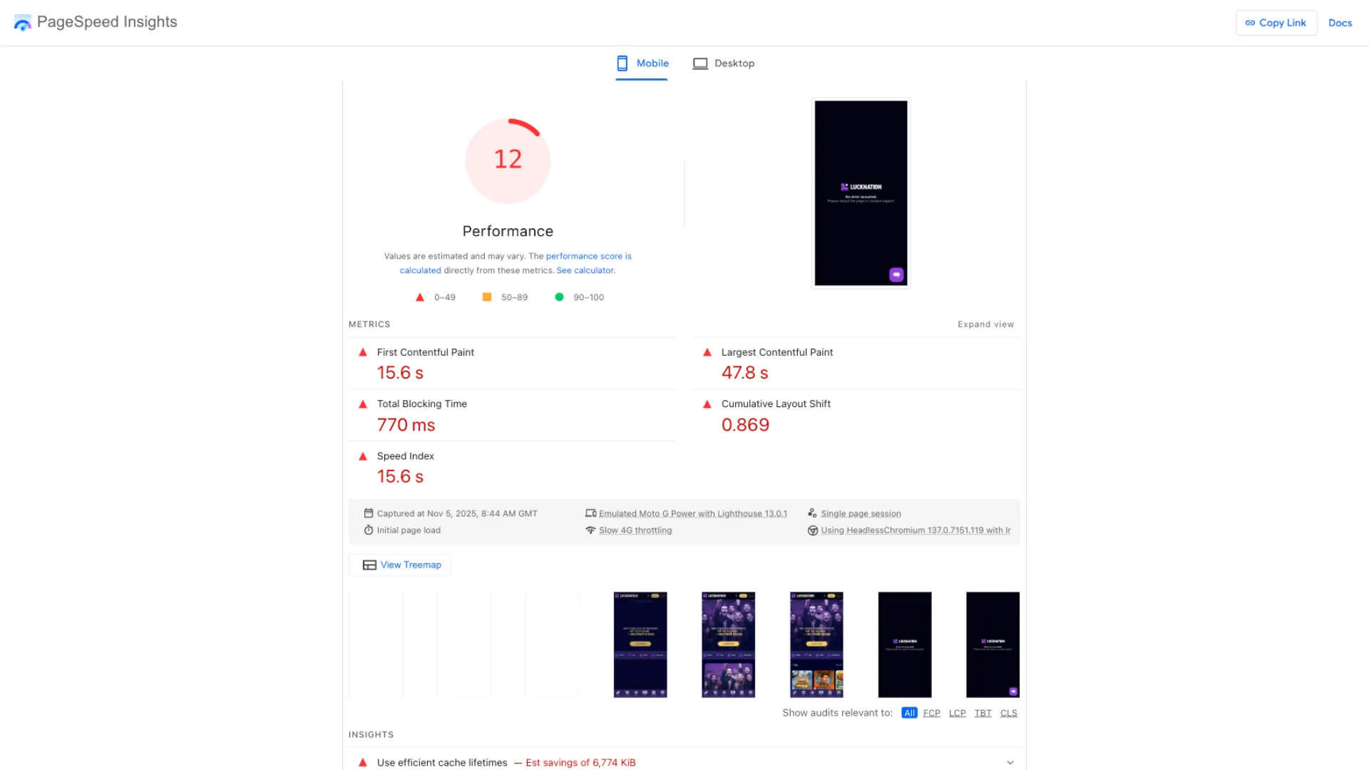 LuckNation casino mobile