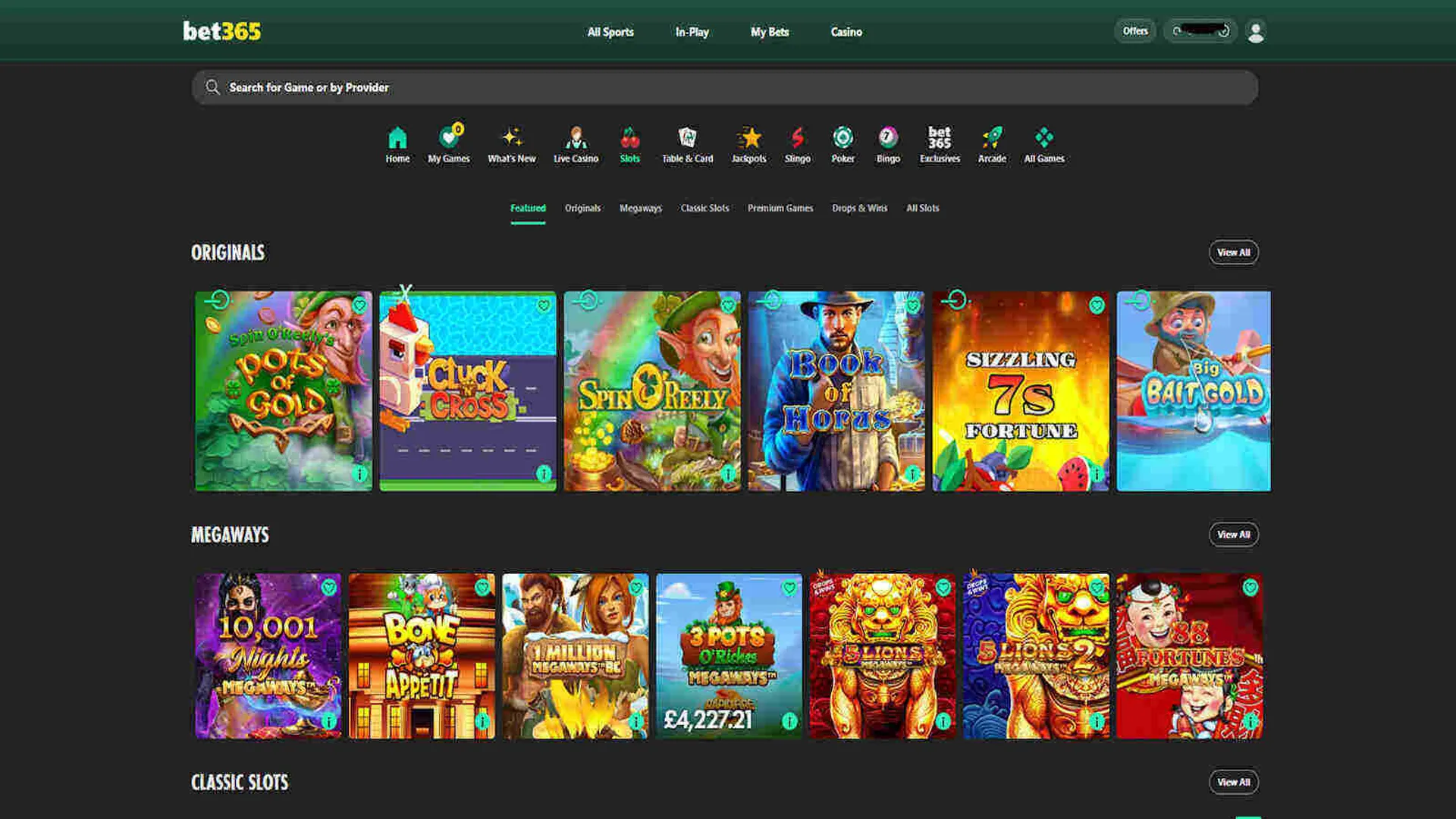 bet365 Online Slots