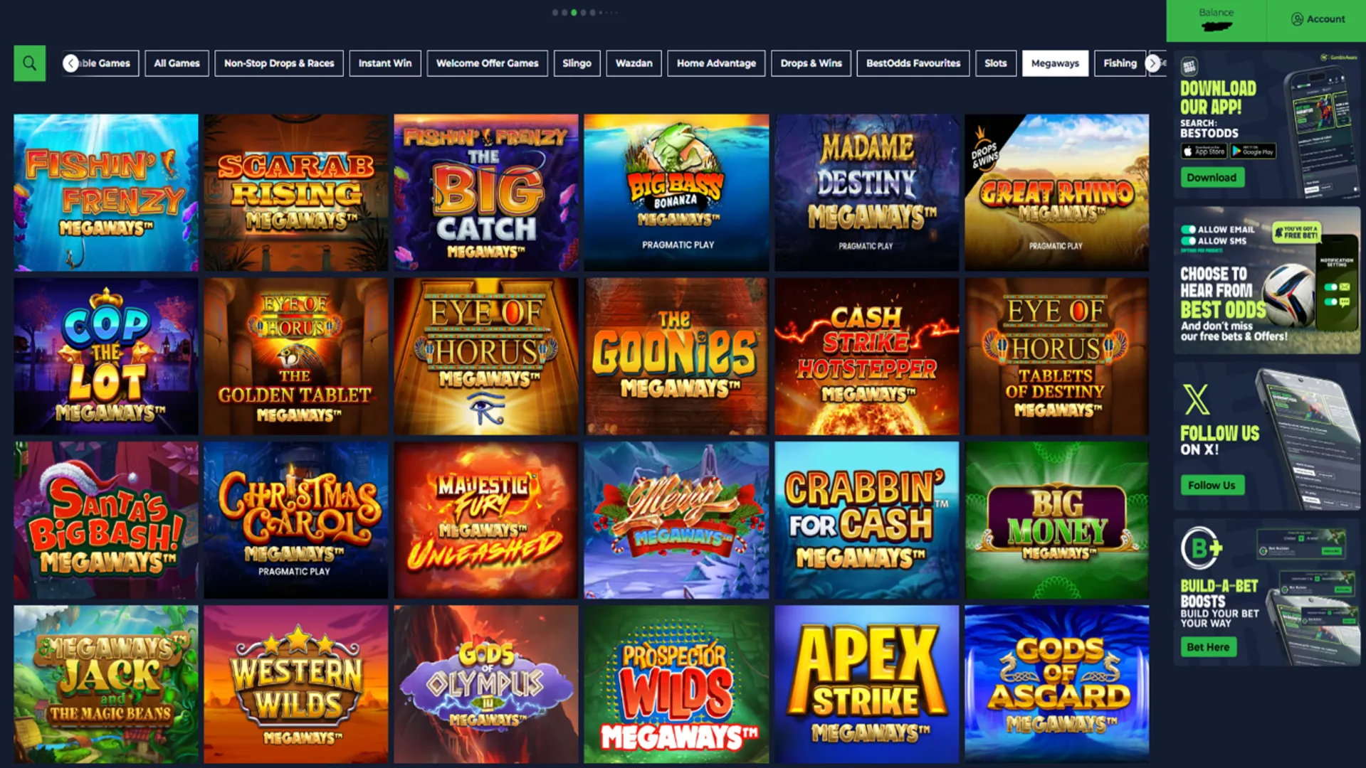 Megaways and Jackpot Slots