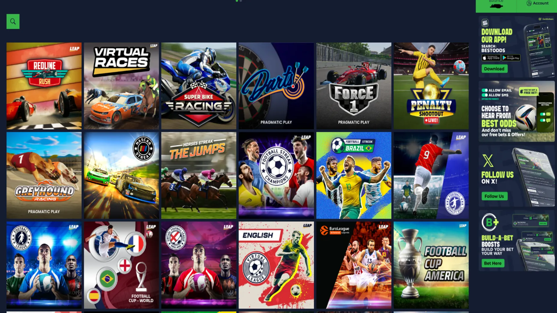 Exclusive Games and Slingo