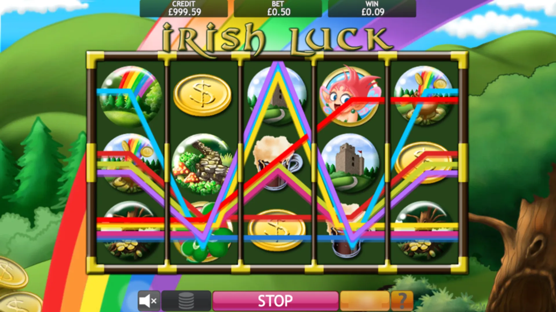 Irish Luck slot graphics