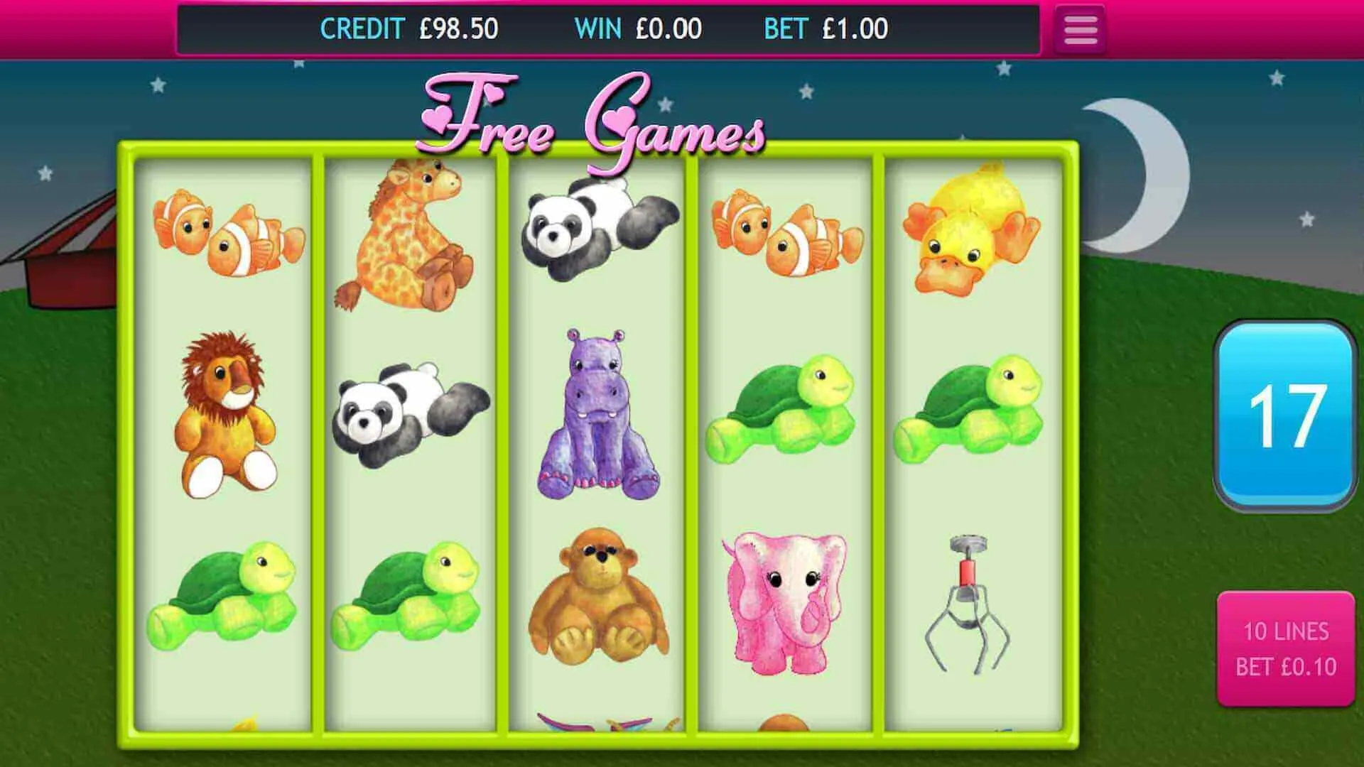 Fluffy Favourites Slot free spins