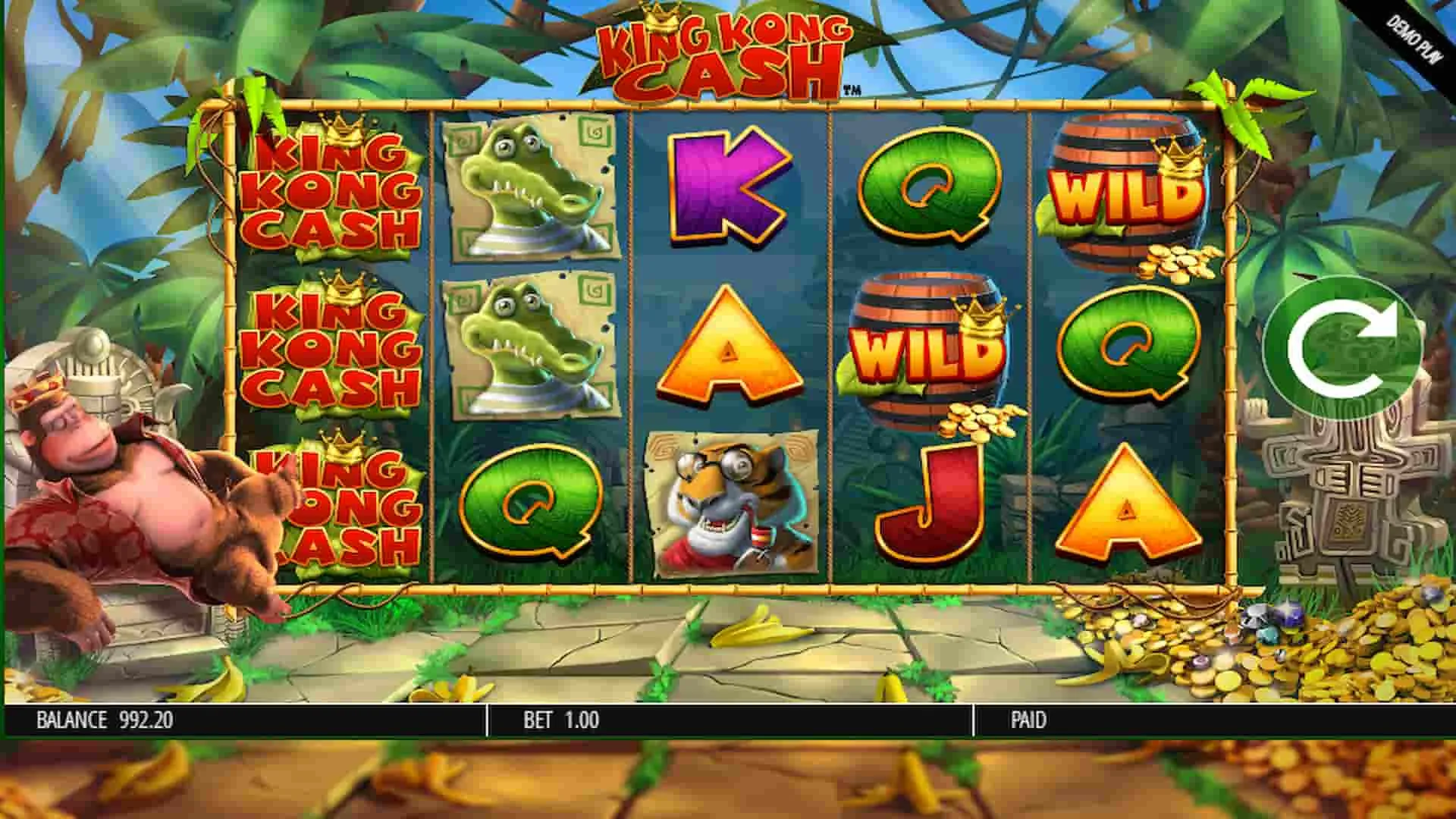 King Kong Cash slot theme