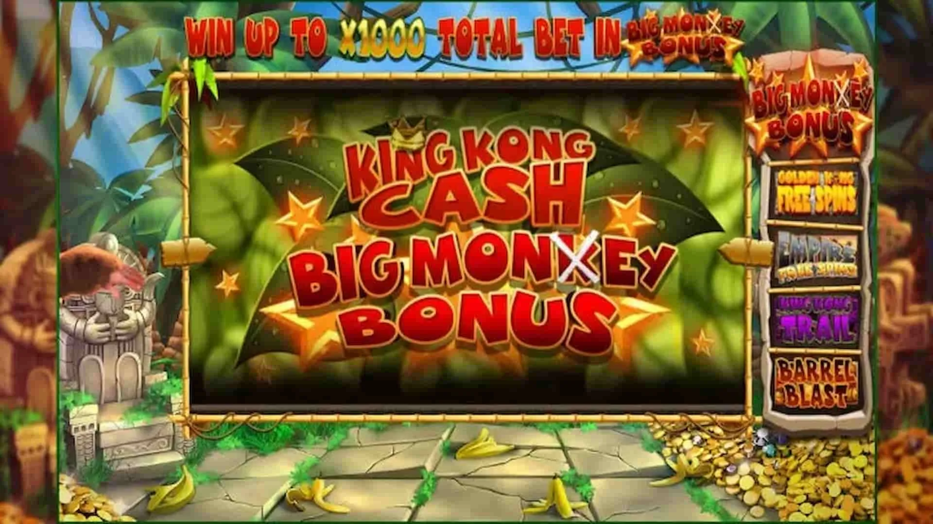 King Kong Cash slot big mokey bonus