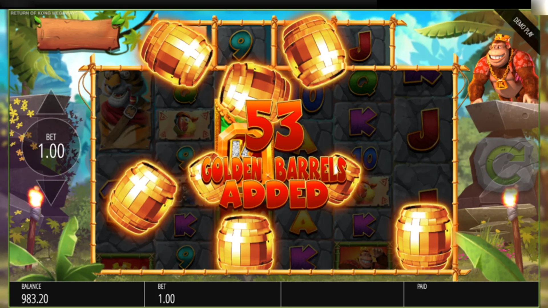 Return of Kong Megaways Slot mystery Kong
