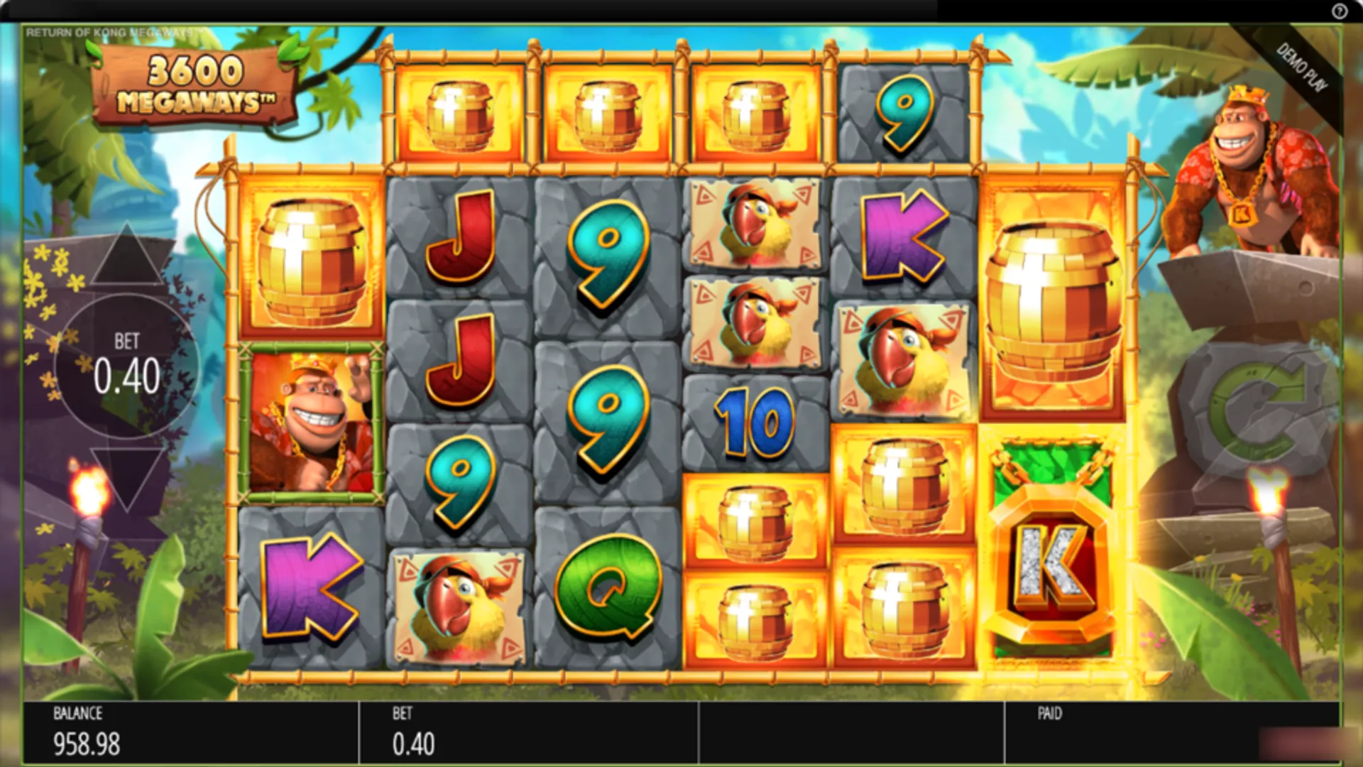 Return of Kong Megaways Slot testing
