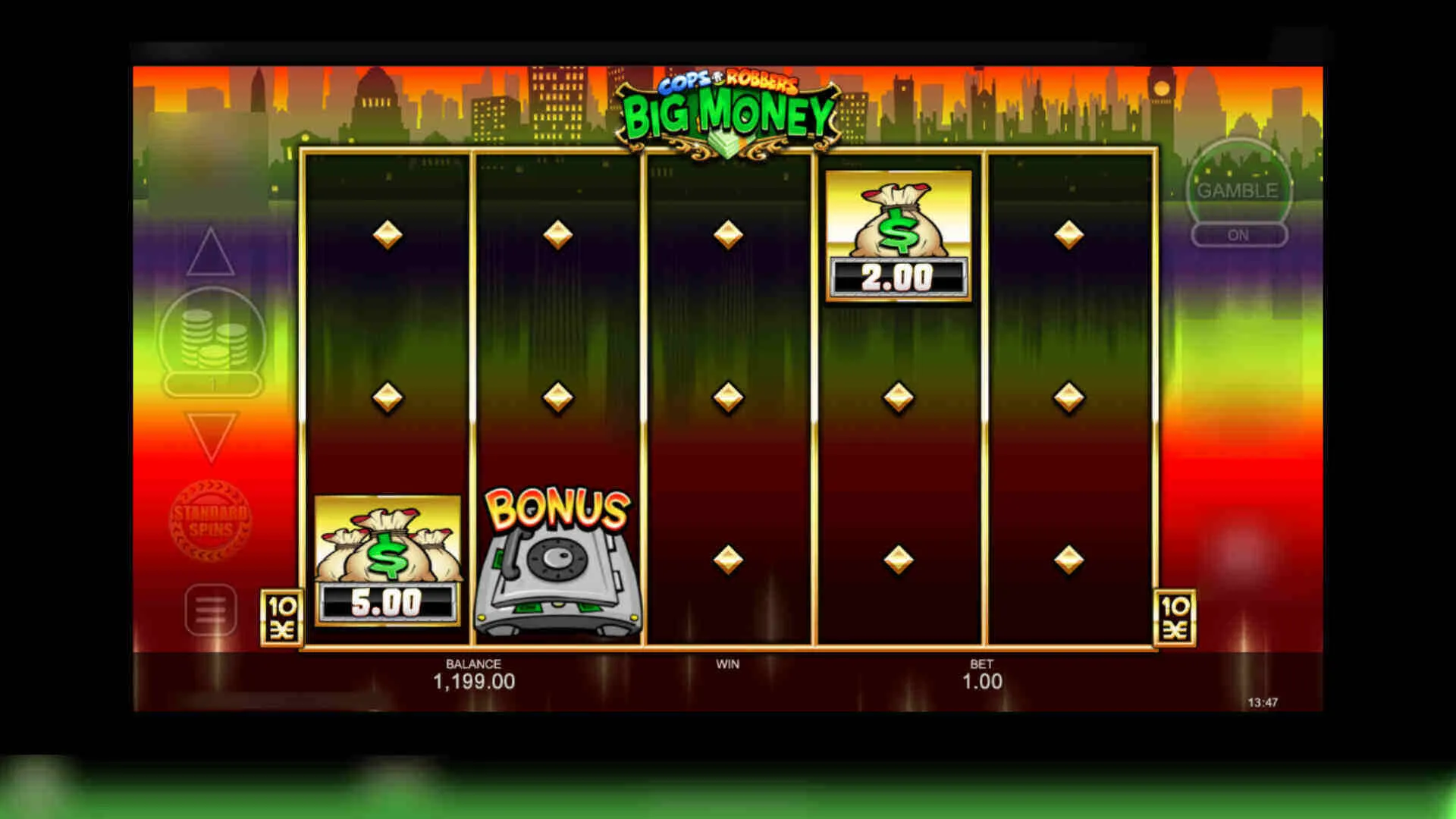 Cops 'n' Robbers Big Money Fortune Spins
