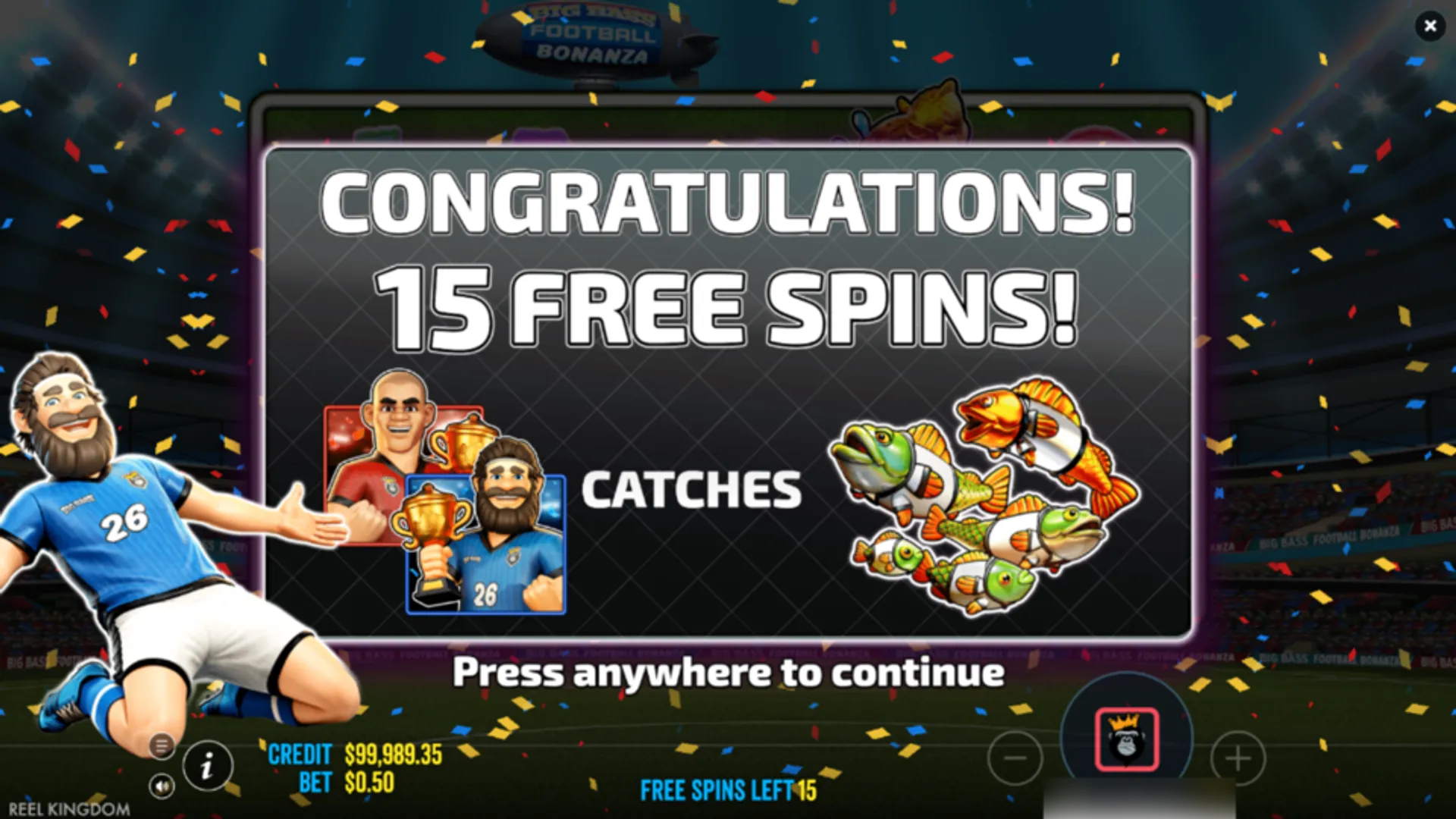 Big Bass Football Bonanza Slot Bonus Features