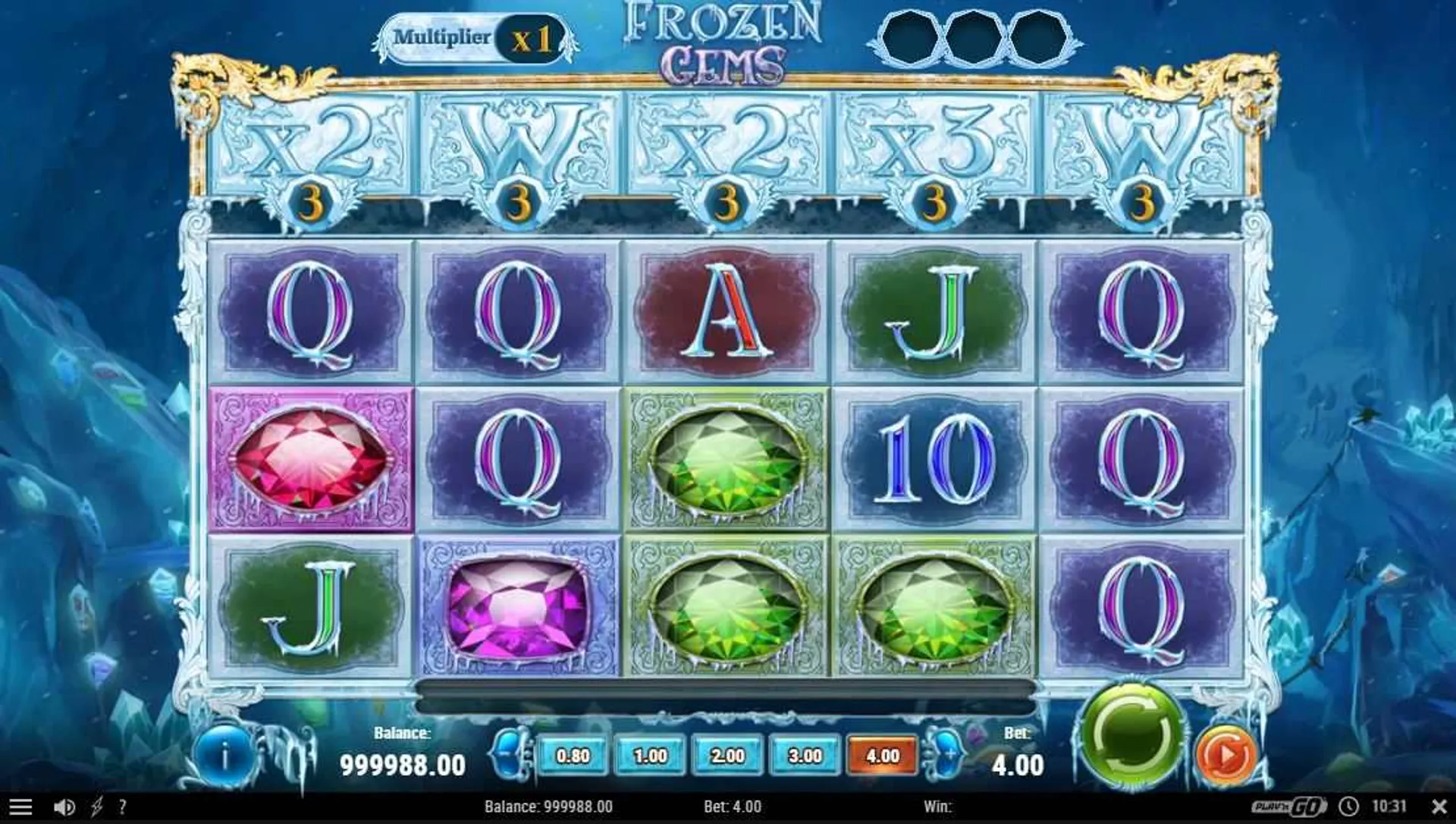 Frozen Gems peruspeli