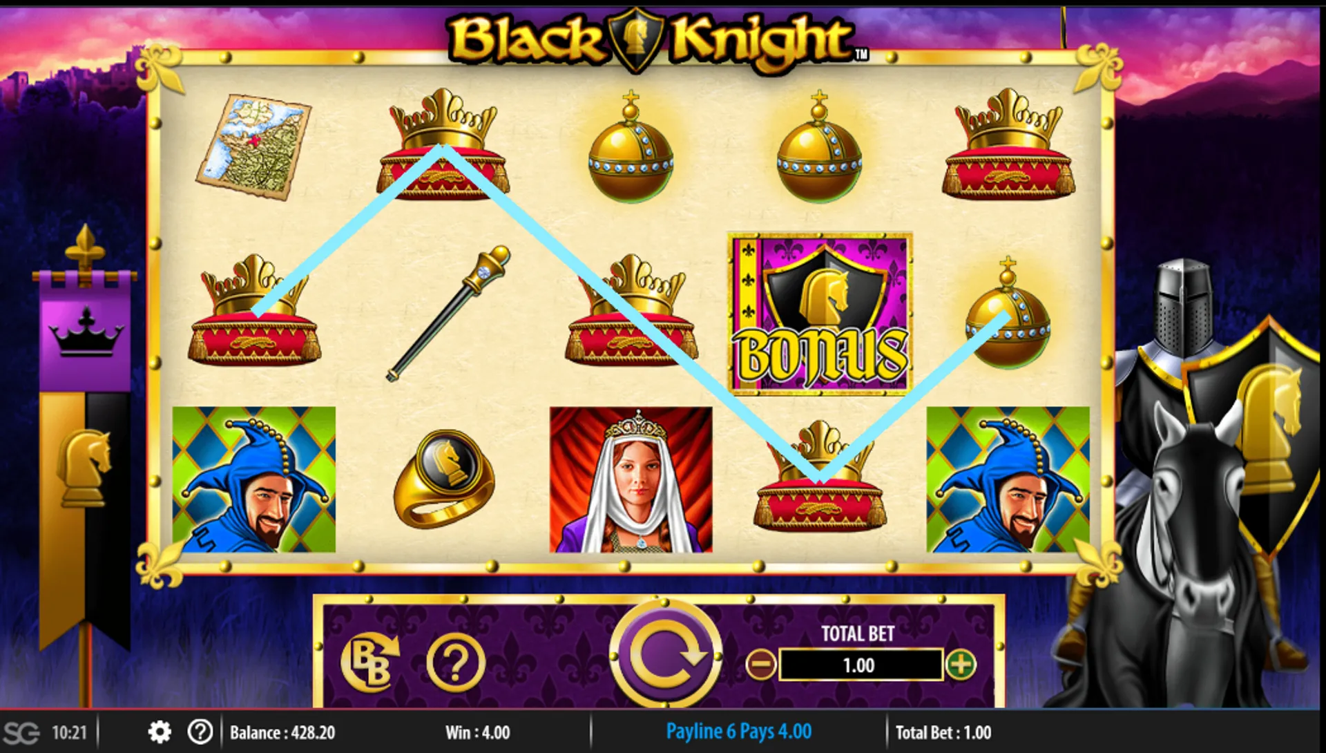 Black Knight win