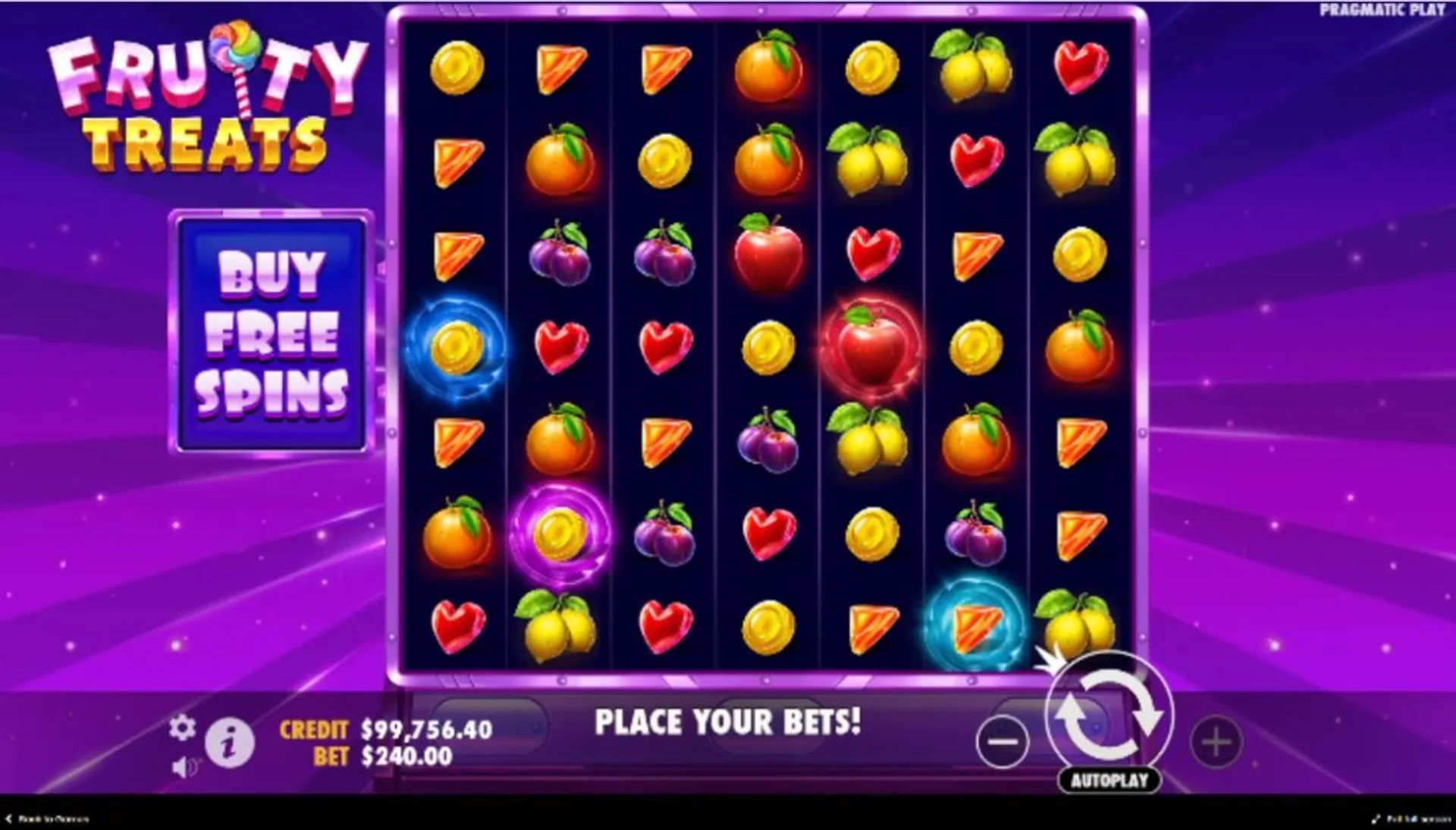 A look at the Fruity Treats online slot