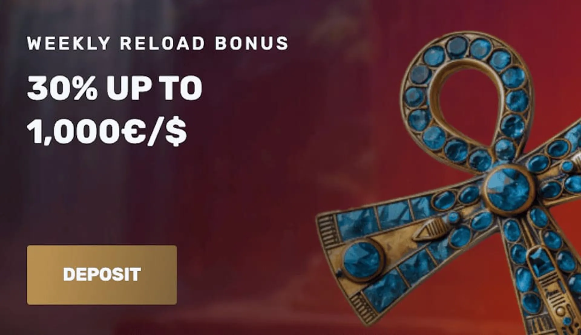 Cleopatra Casino Weekend Reload Bonus