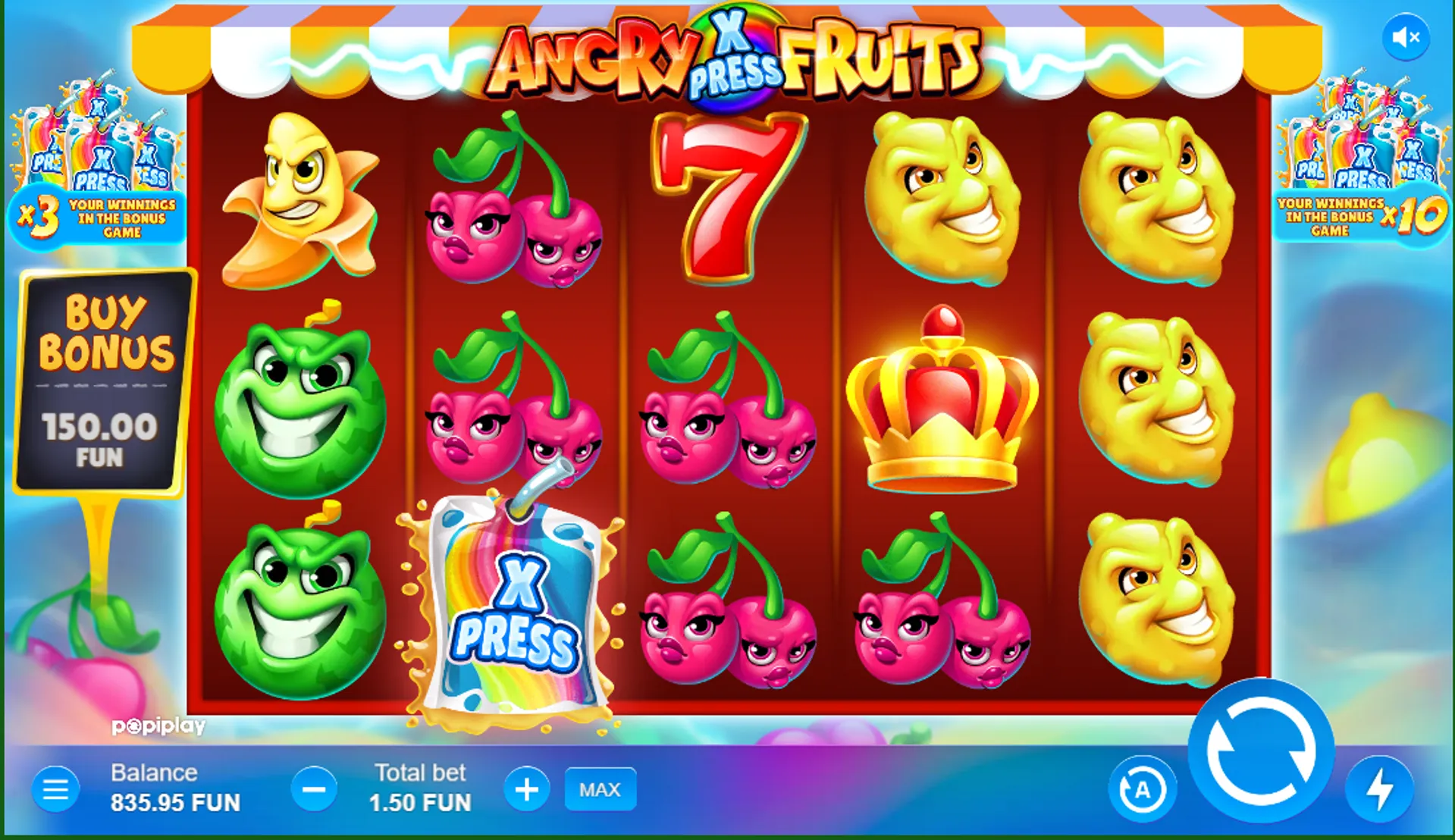 Angry Fruits Game