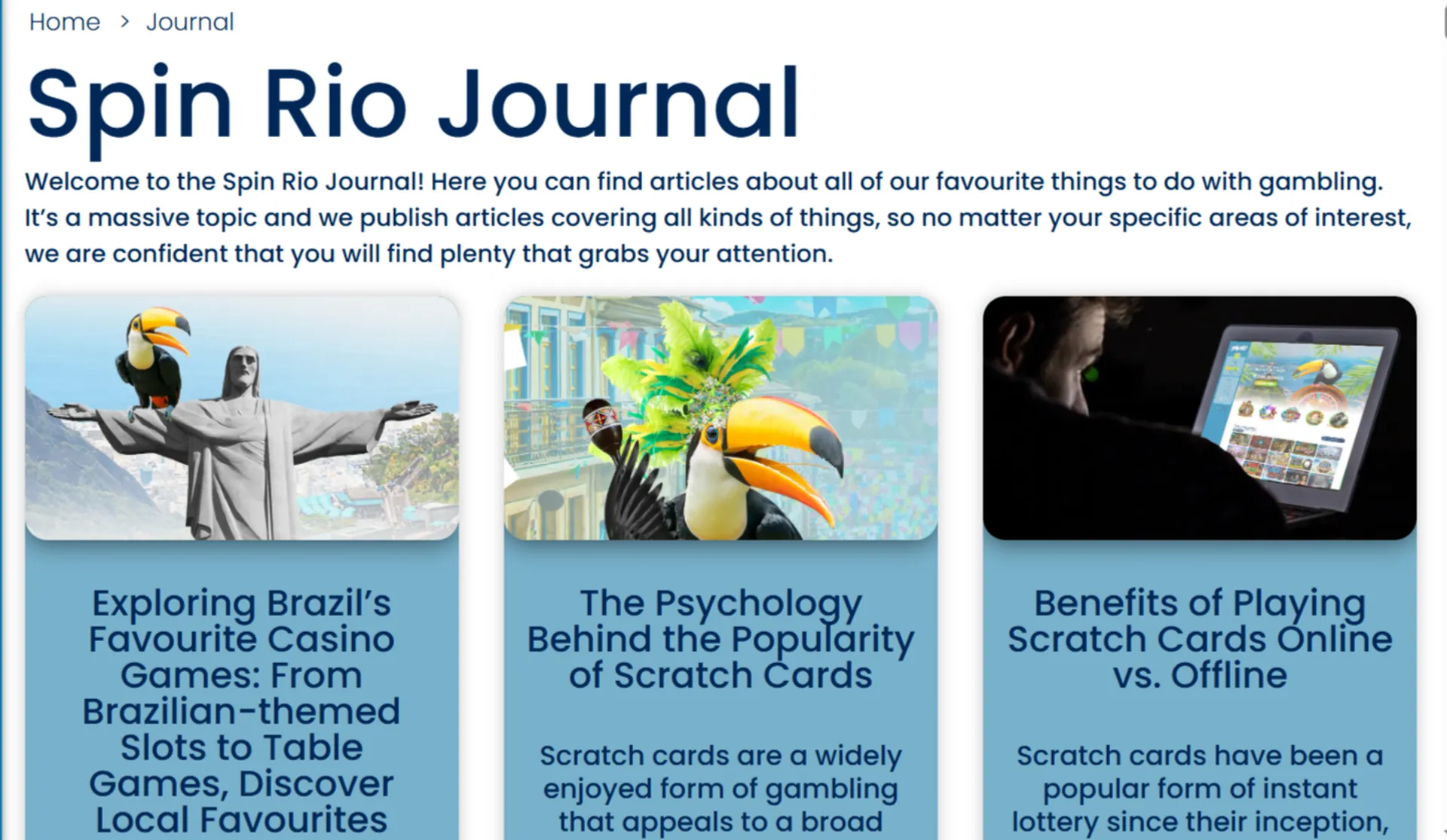 Spin Rio casino unique features
