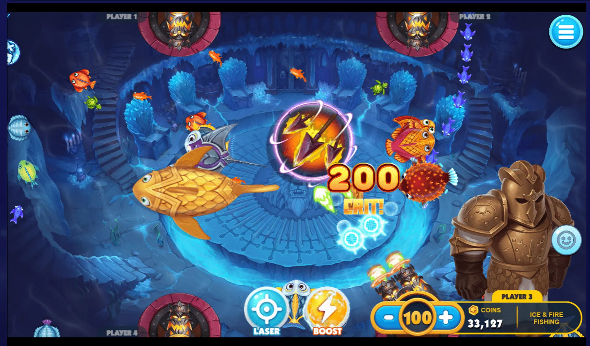 Ice and Fire Fishing